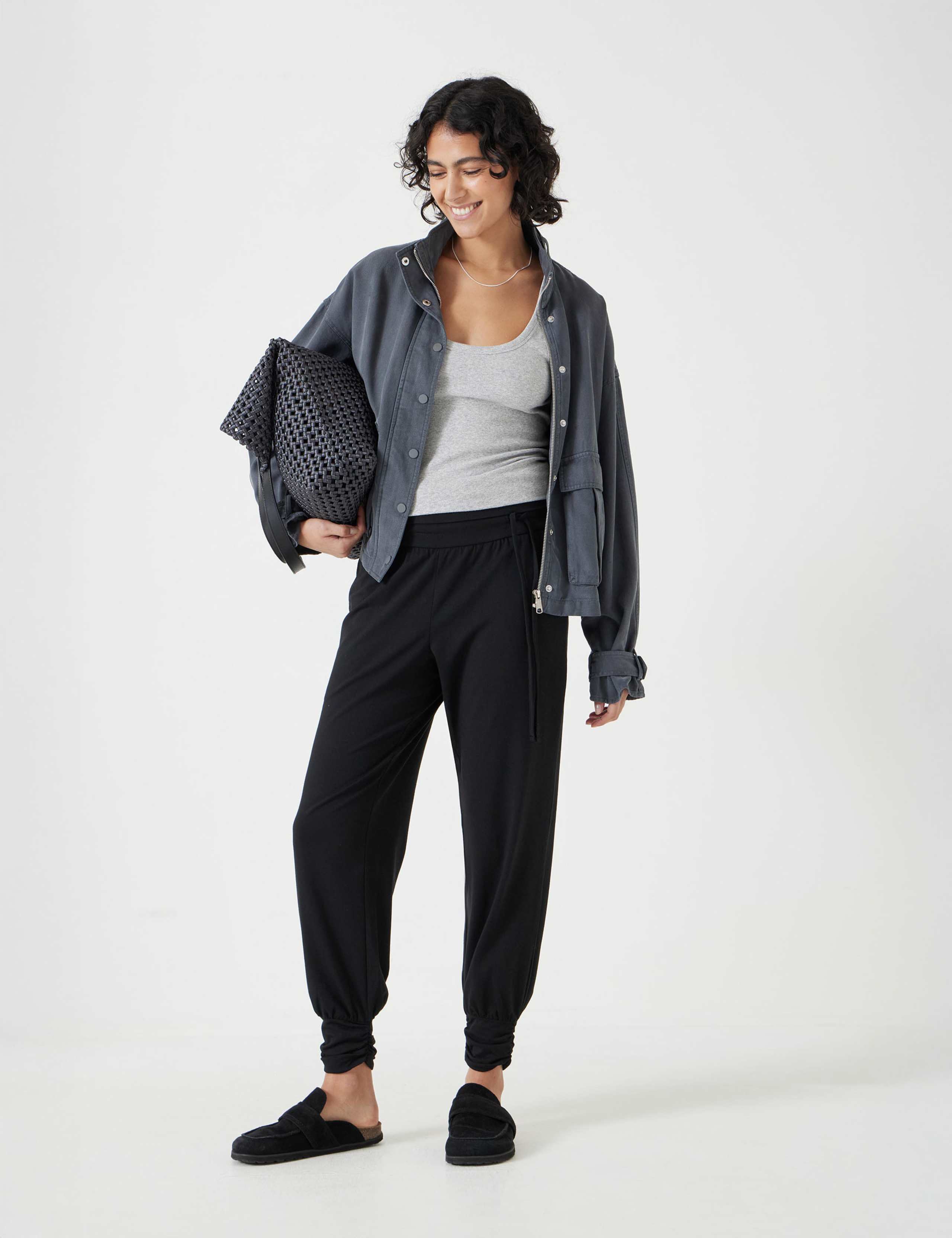 Cotton Modal Blend Trousers 3 of 6