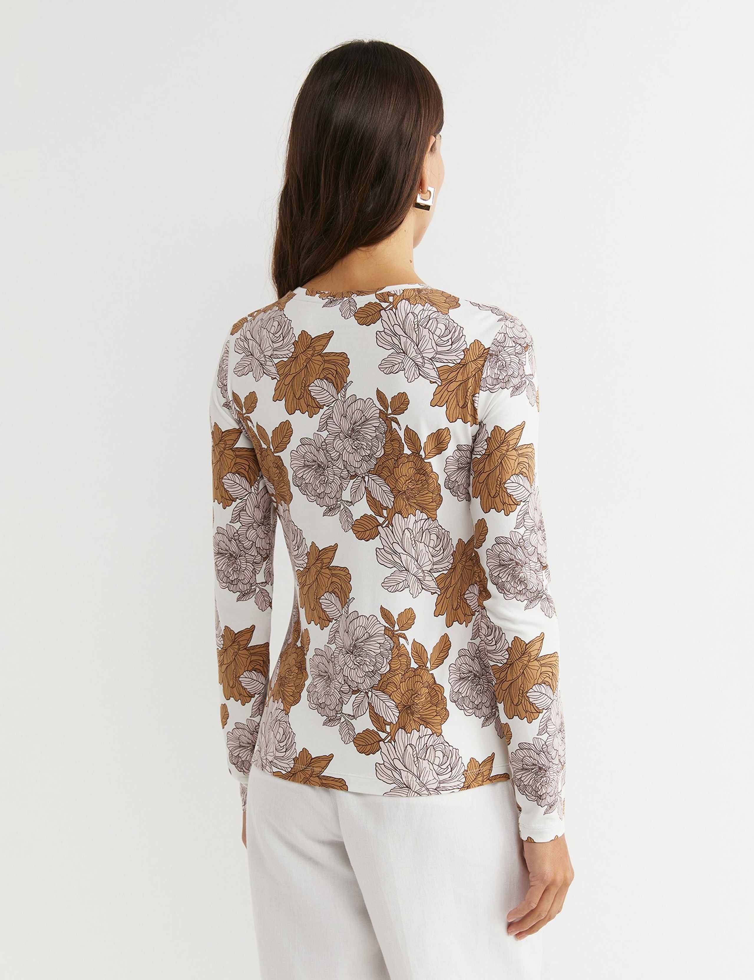 Jersey Floral Top 4 of 4