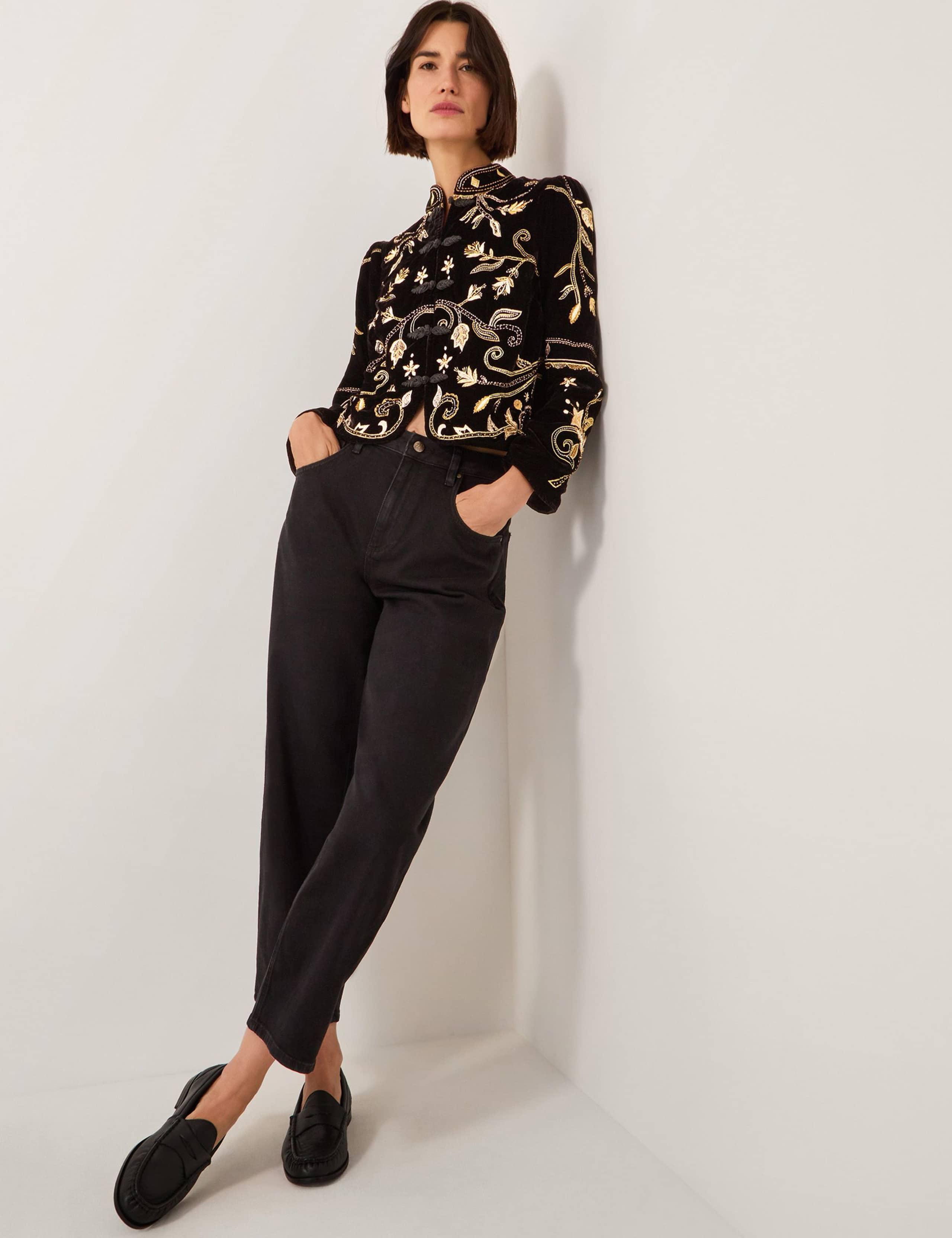 Velvet Embroidered Jacket 3 of 5
