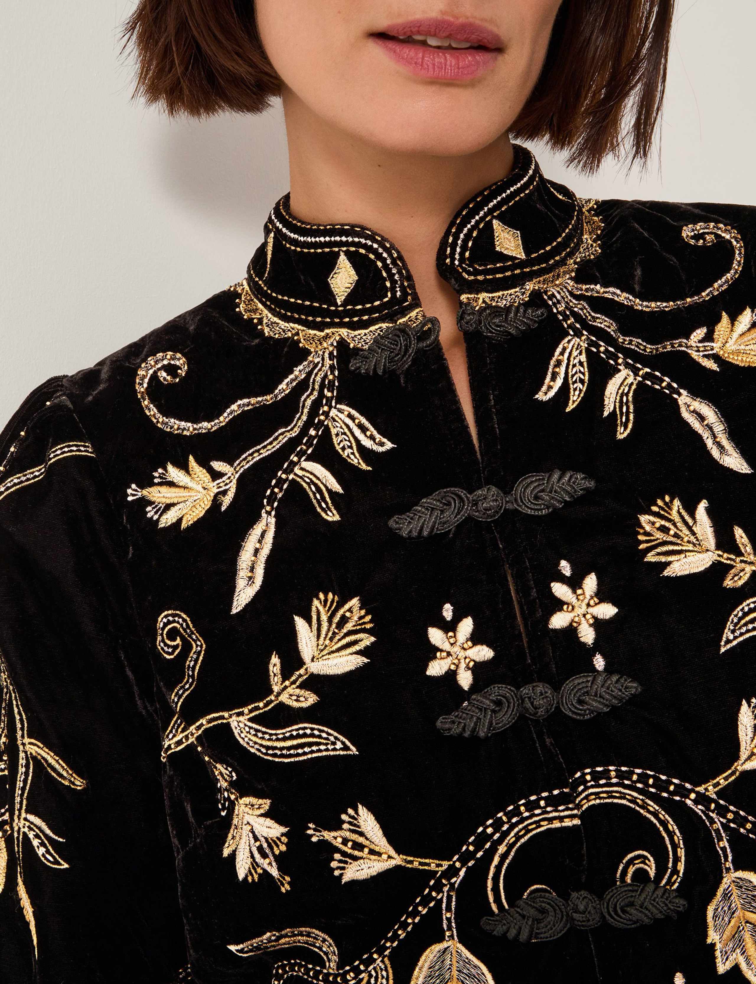 Velvet Embroidered Jacket 5 of 5
