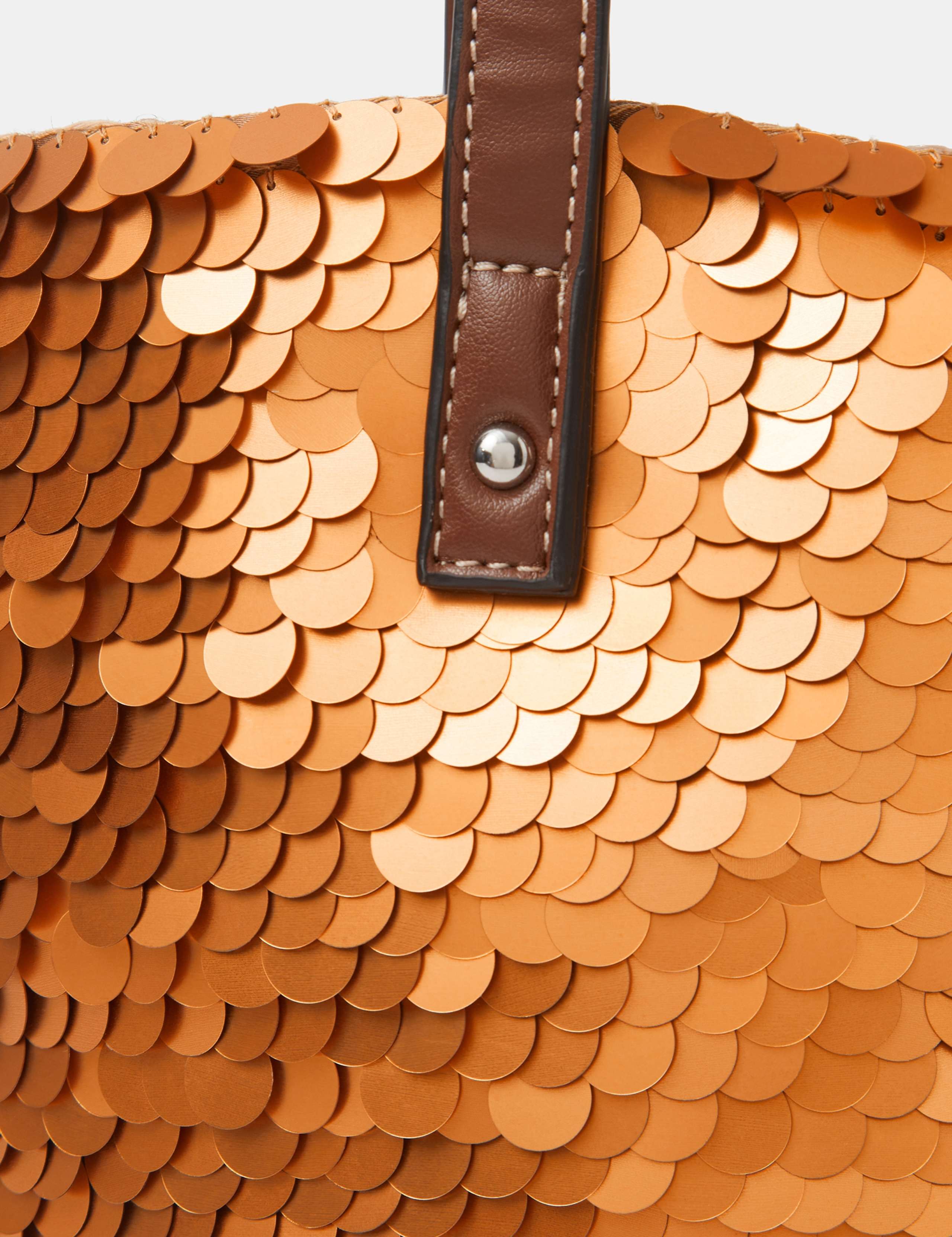 Sequin Cross Body Basket Bag 5 of 5