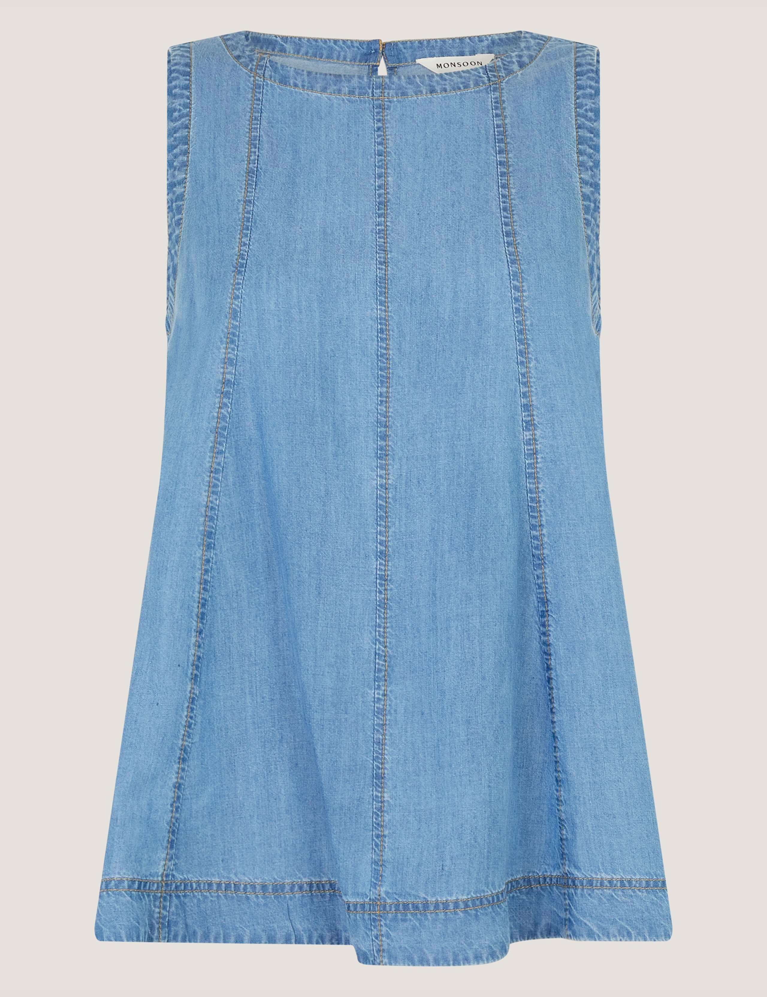 Lyocell Denim Tank Top 2 of 5