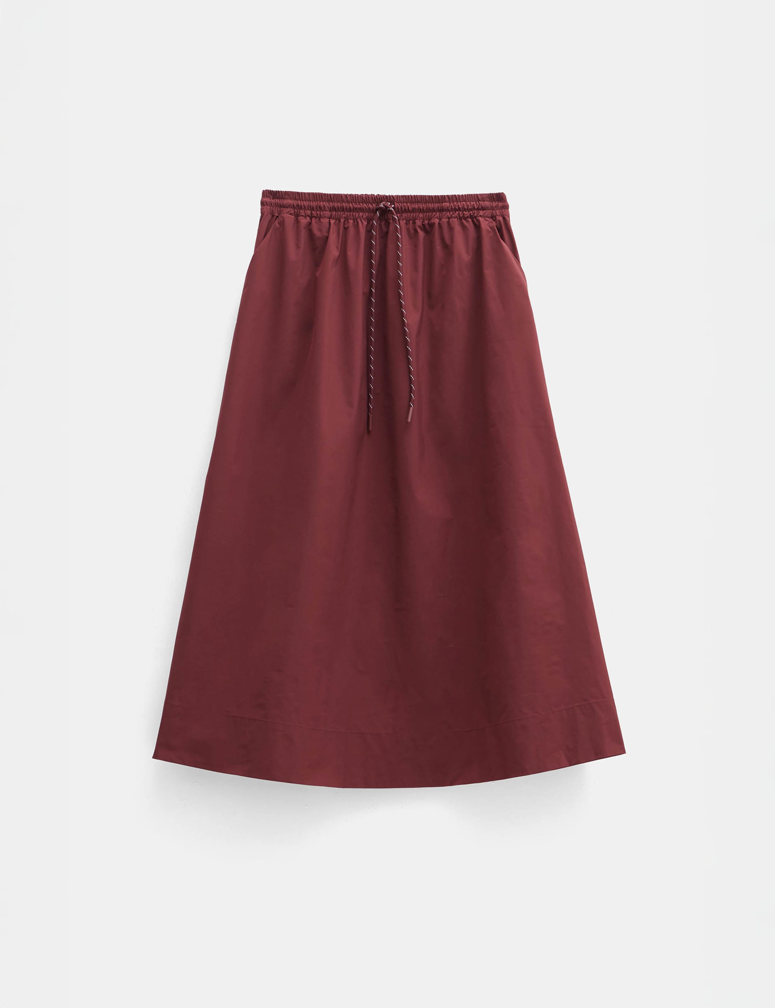 Pull On Drawstring Midi Skirt 2 of 5