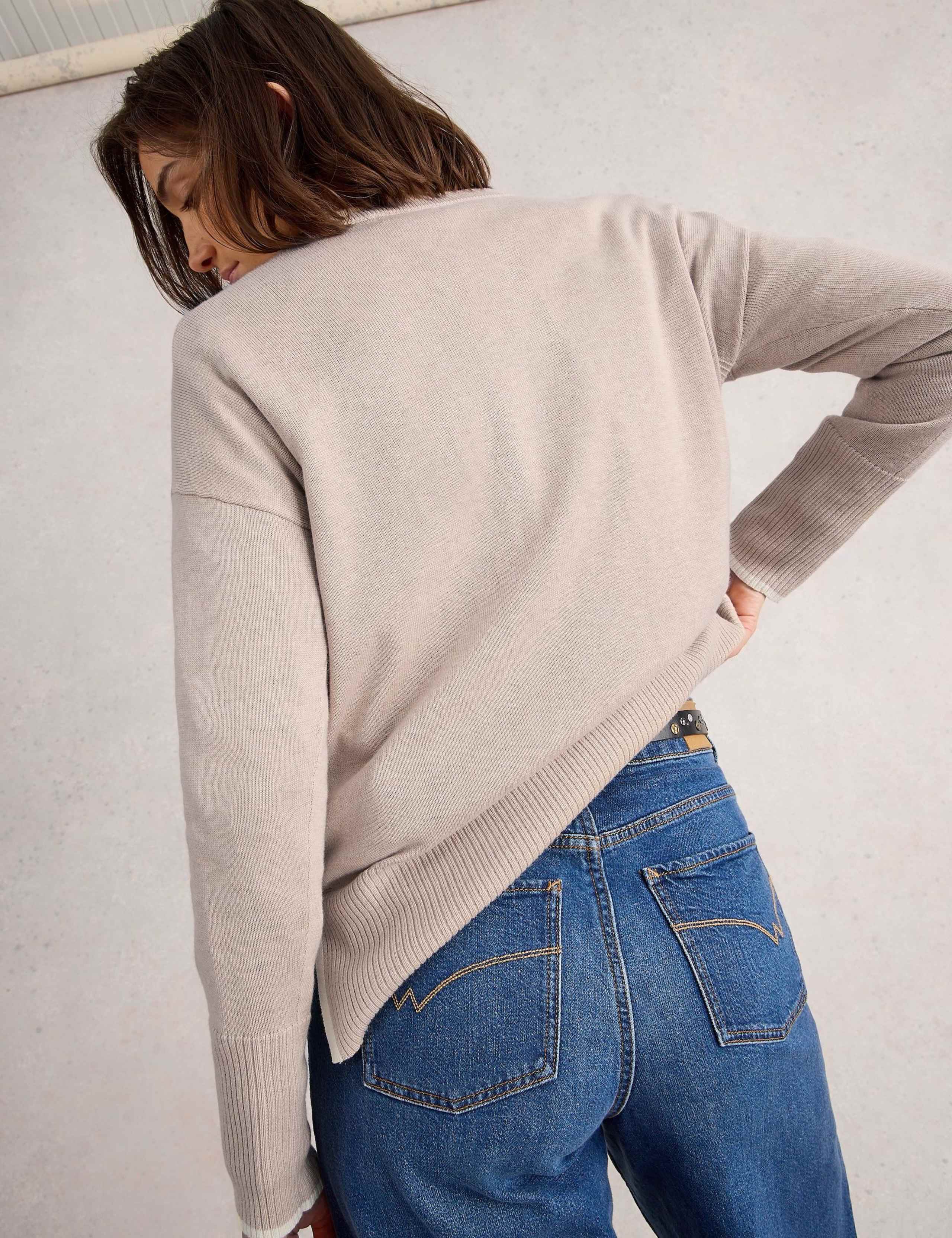 Cotton Modal Blend Crew Neck Jumper 6 of 6