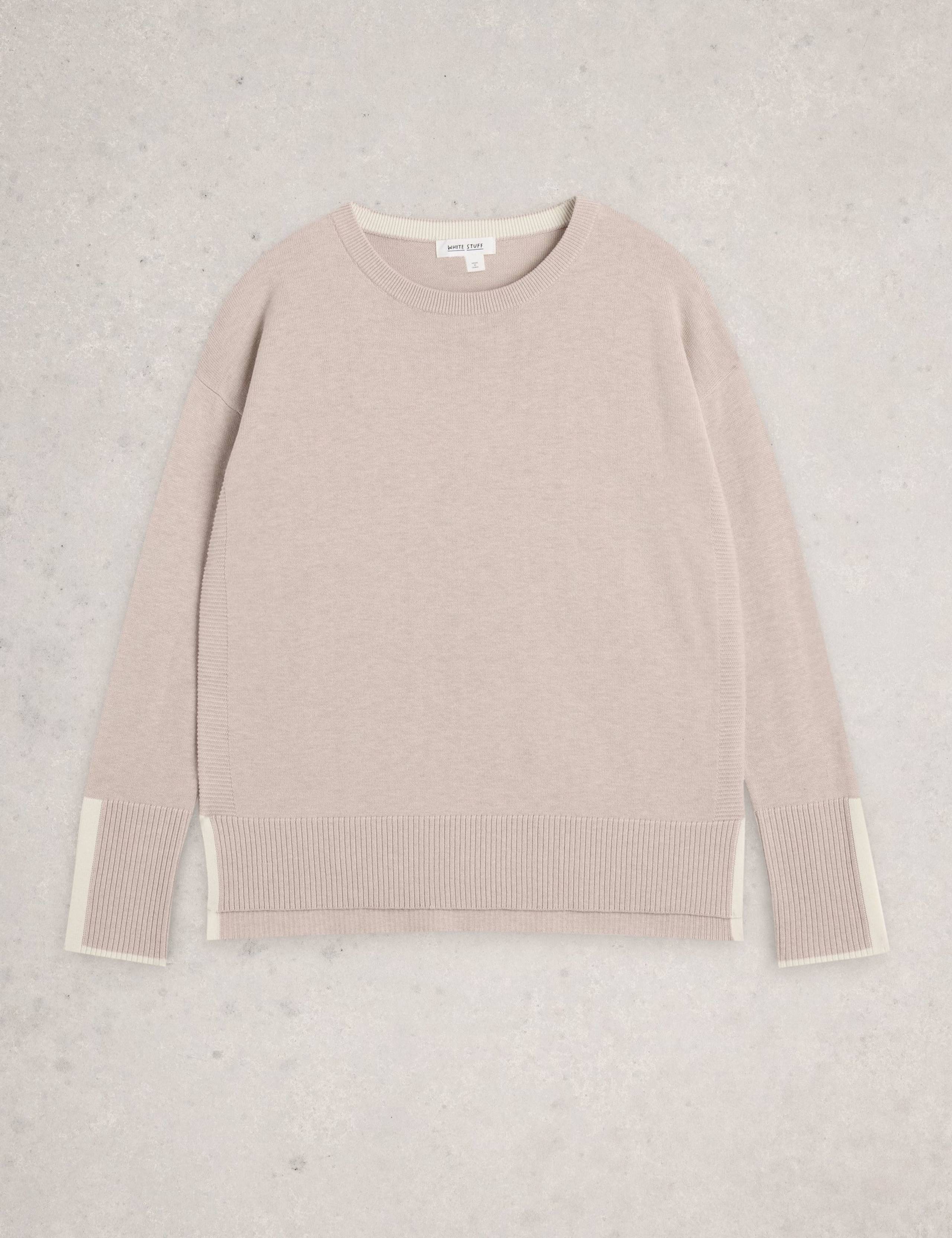 Cotton Modal Blend Crew Neck Jumper 2 of 6