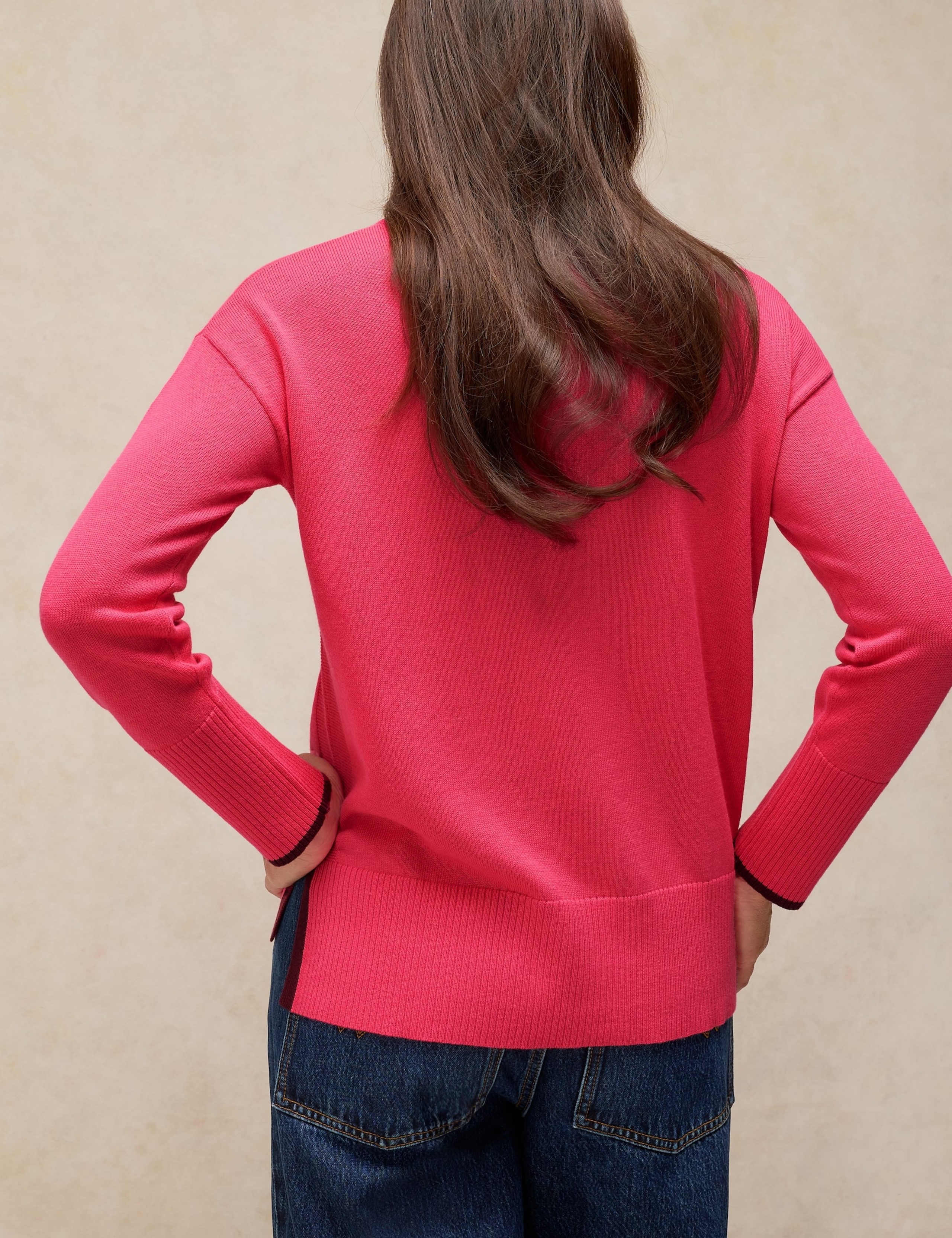 Cotton Rich Crew Neck Jumper 4 of 6