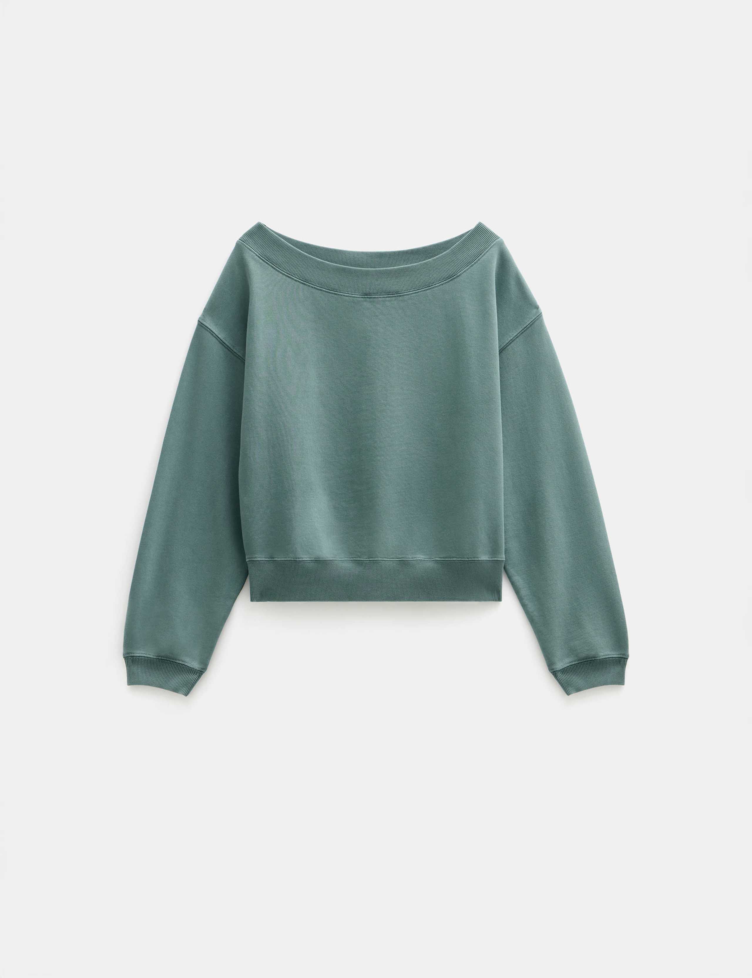 Pure Cotton Off the Shoulder Sweatshirt 2 of 5