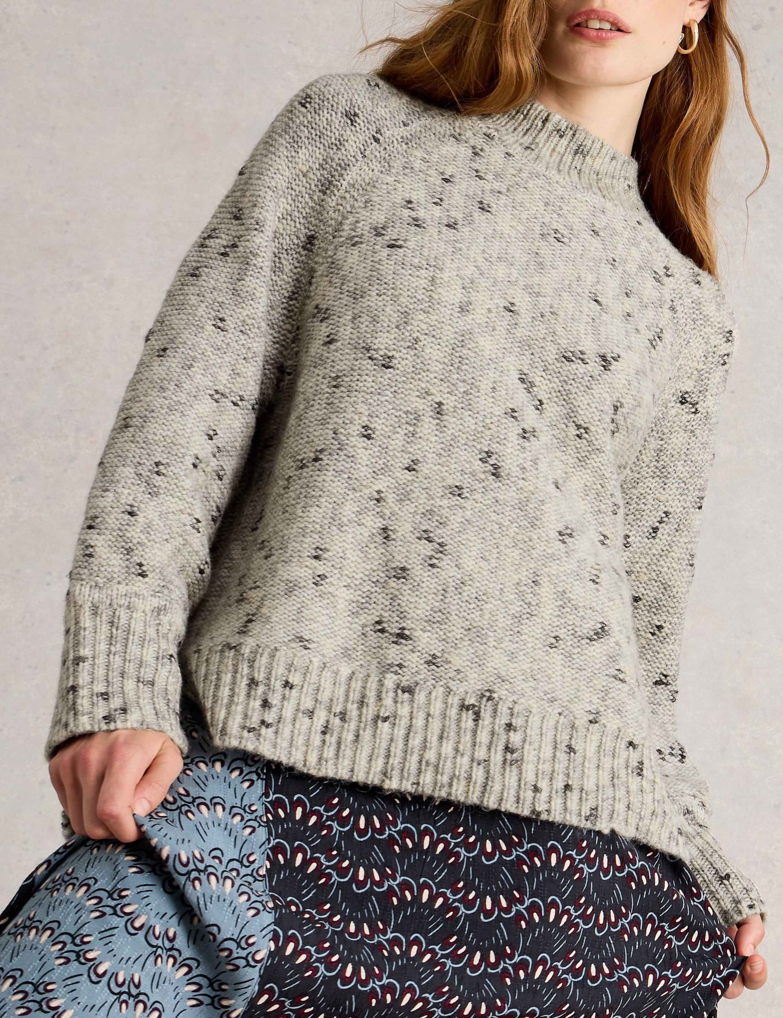Funnel Neck Jumper with Wool 3 of 6