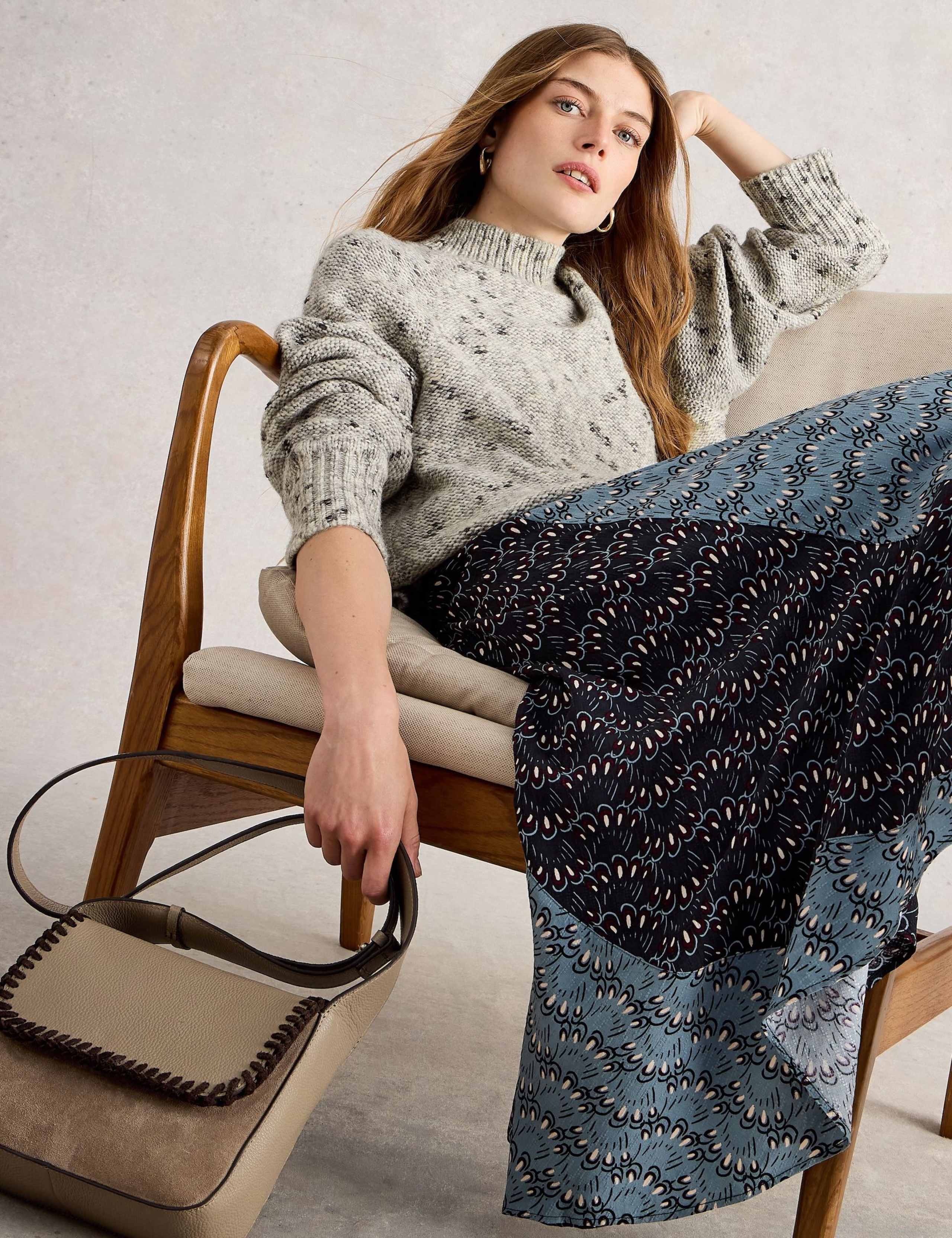 Funnel Neck Jumper with Wool 5 of 6