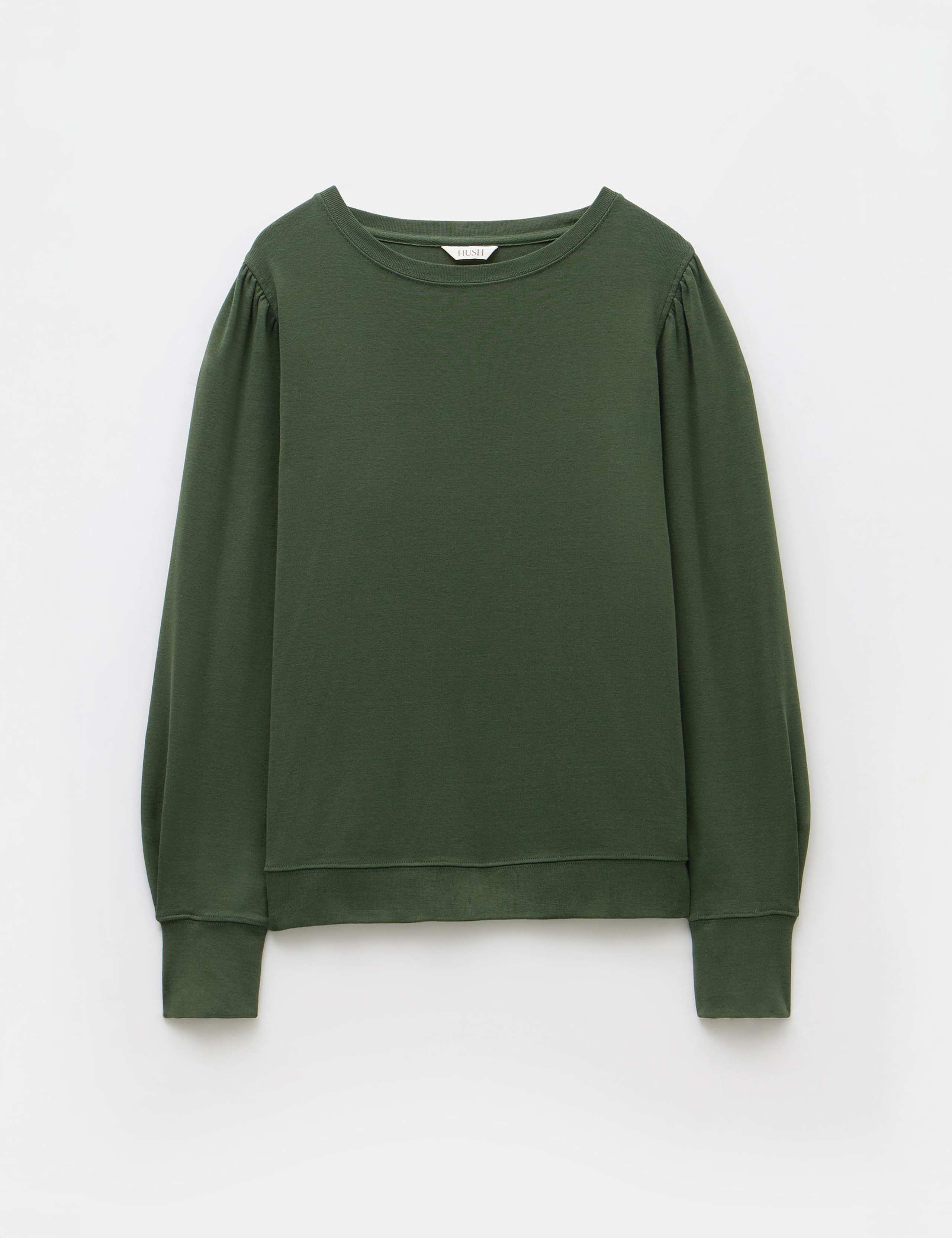 Jersey Puff Sleeve Sweatshirt 2 of 5
