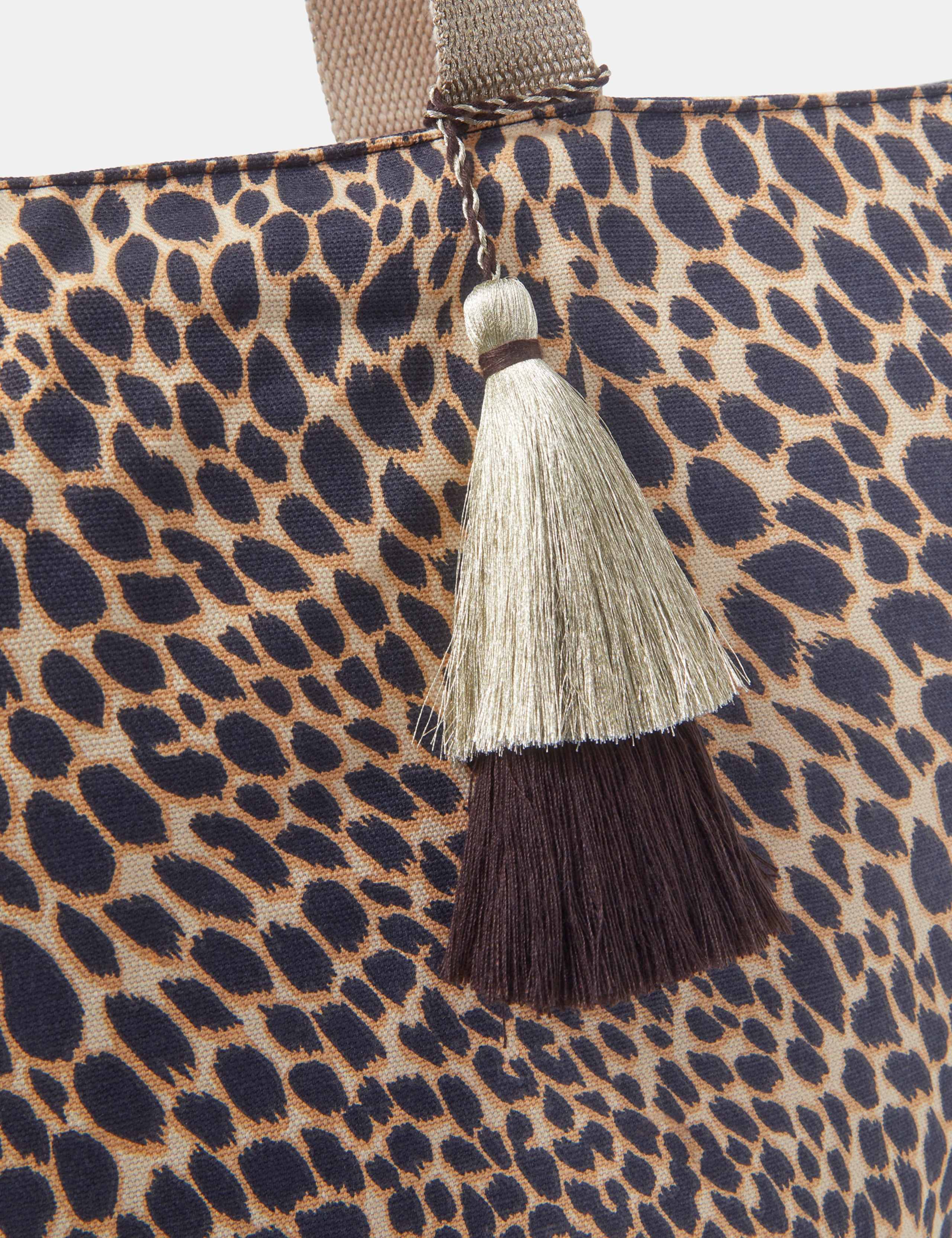 Leopard Print Beach Bag 3 of 4