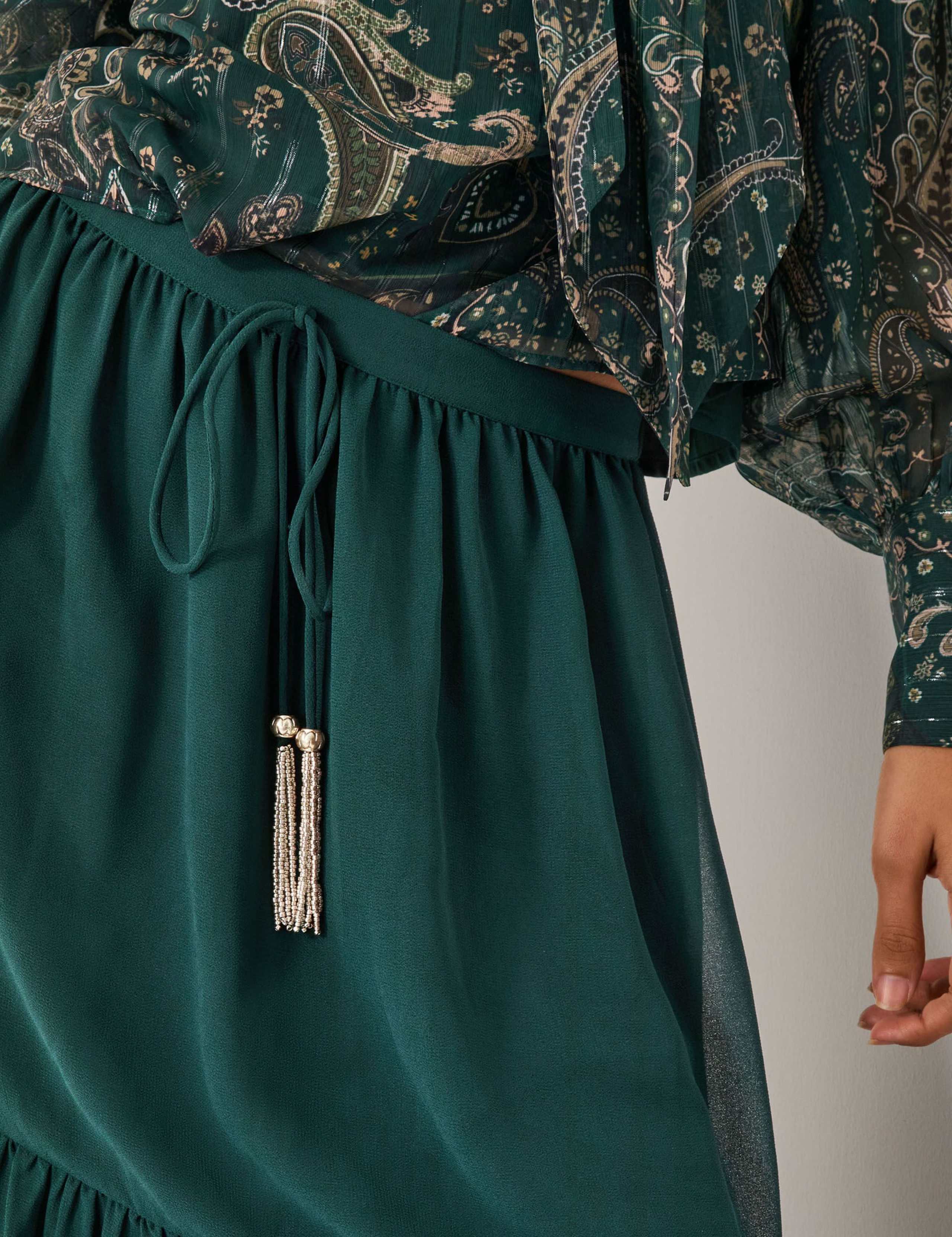 Chiffon Maxi Tiered Skirt 5 of 5