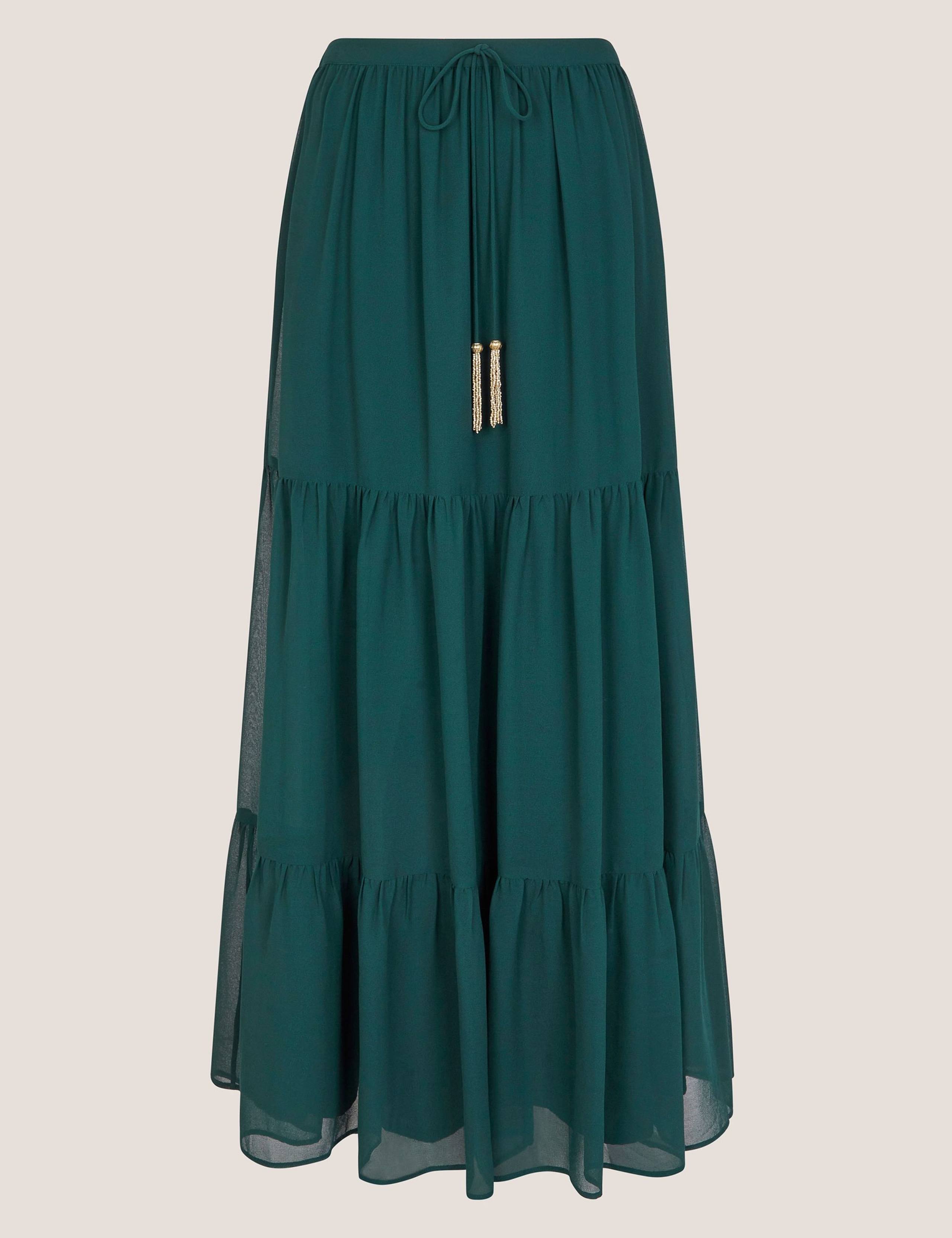Chiffon Maxi Tiered Skirt 2 of 5