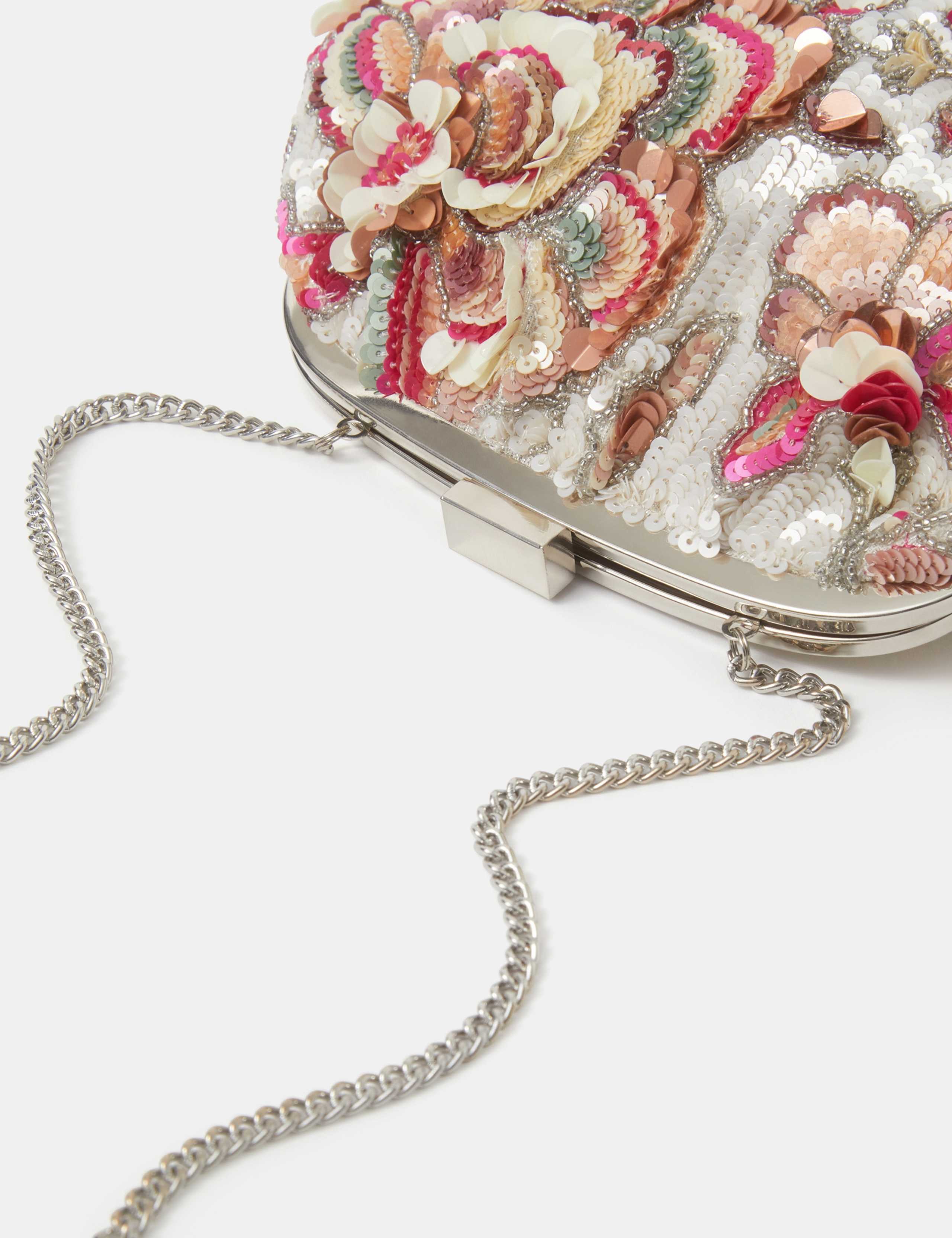 Floral Embellished Cross Body Bag 3 of 4