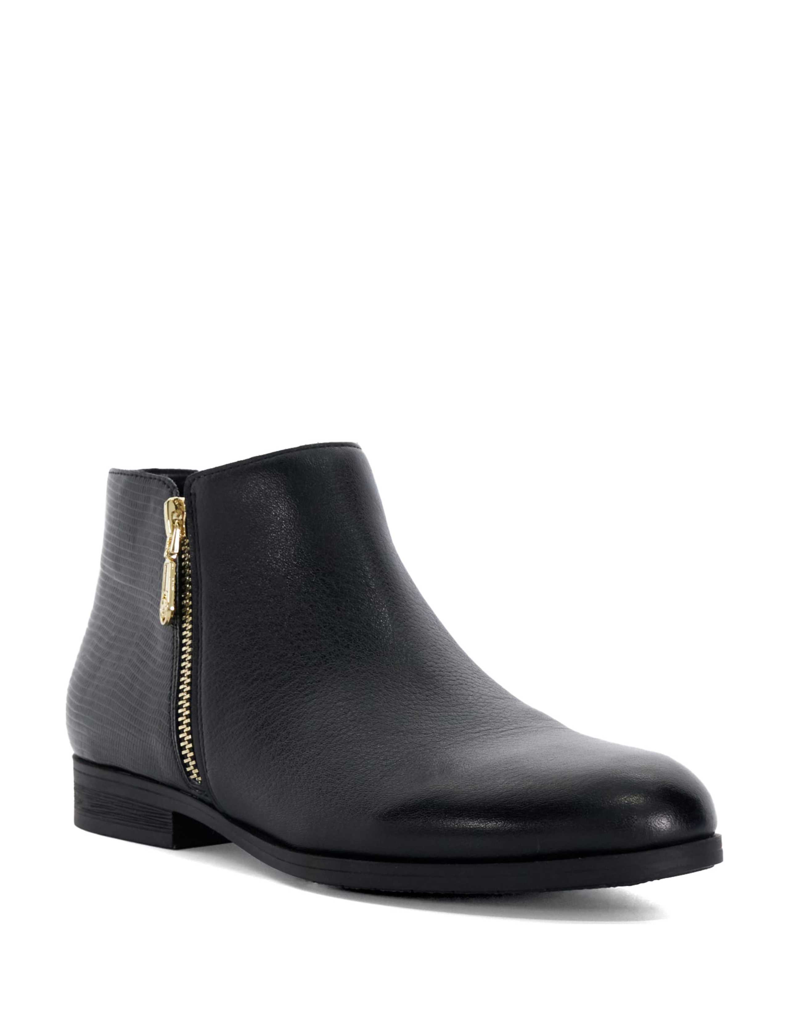 CLASSIC BLOCK-HEEL ANKLE BOOTS