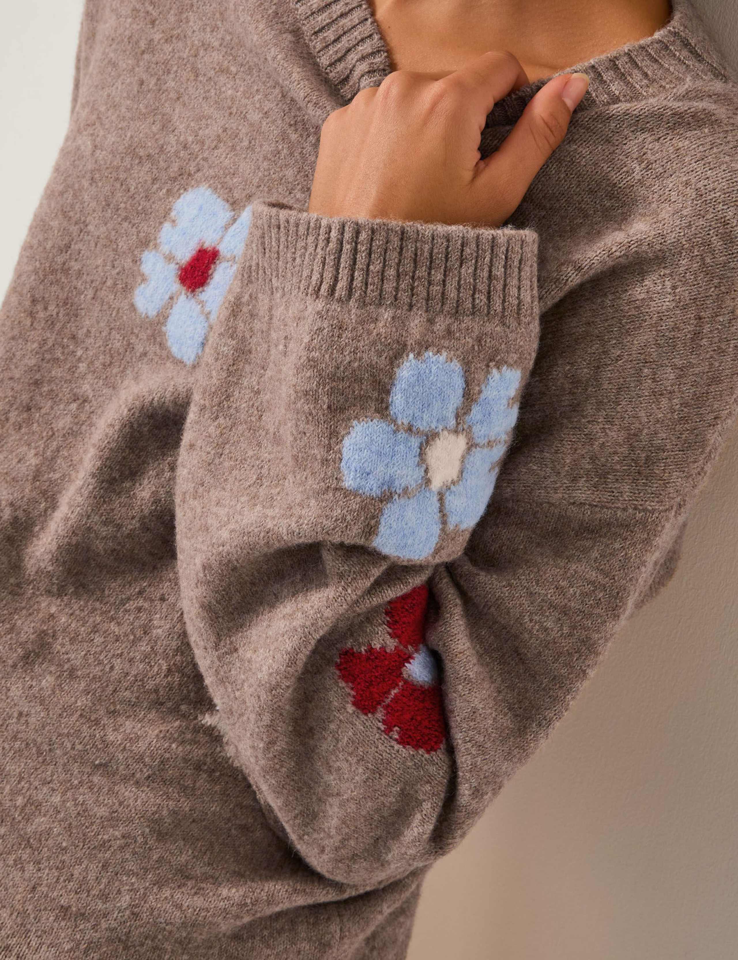 Floral Crew Neck Jumper 4 of 5