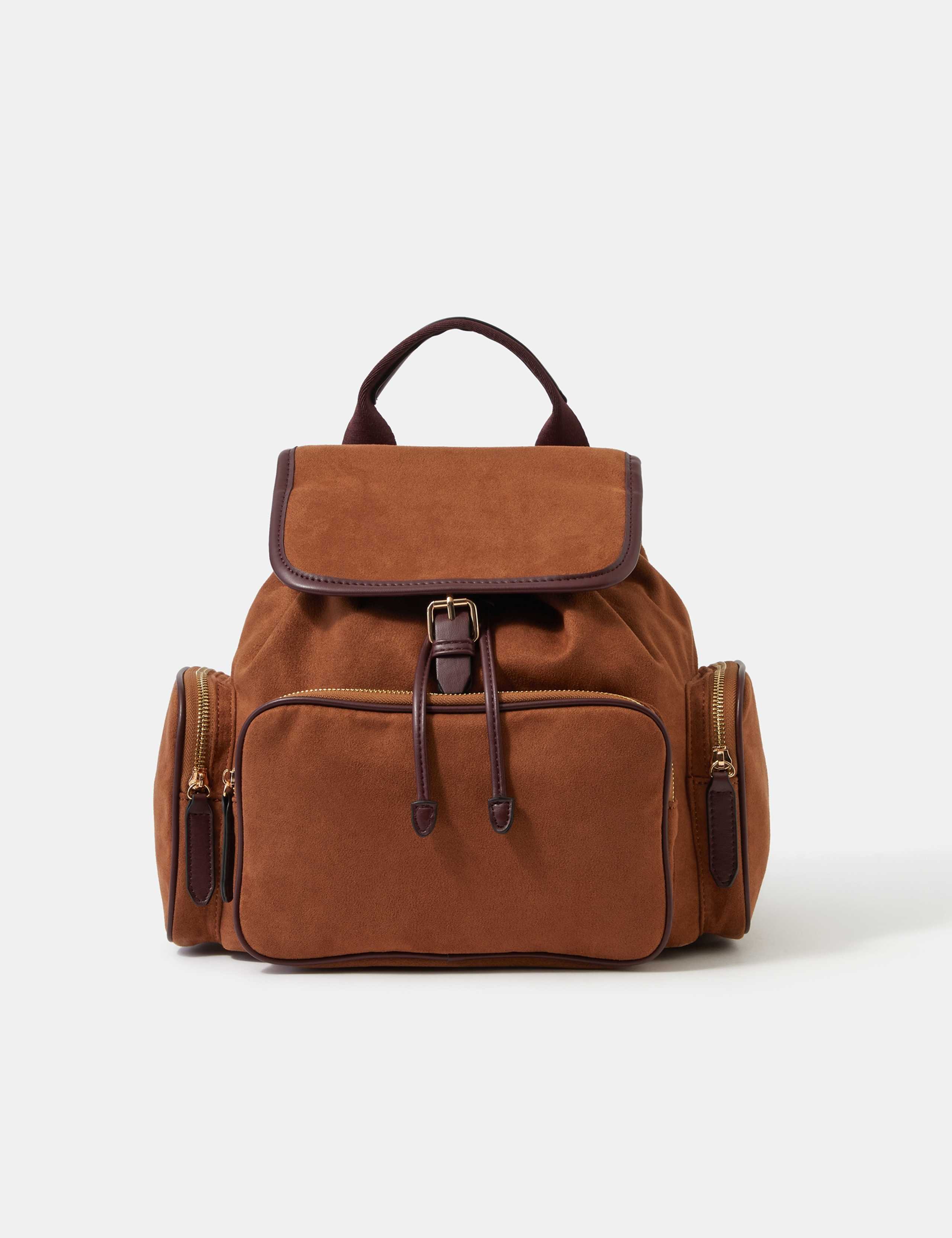 Faux Suede Backpack 3 of 4