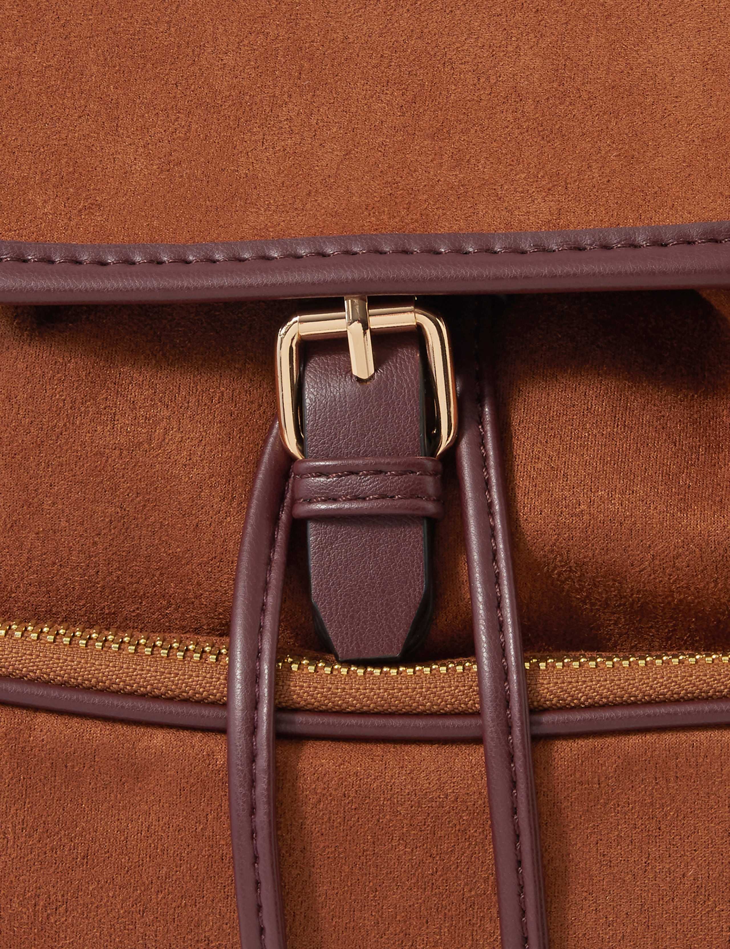 Faux Suede Backpack 4 of 4