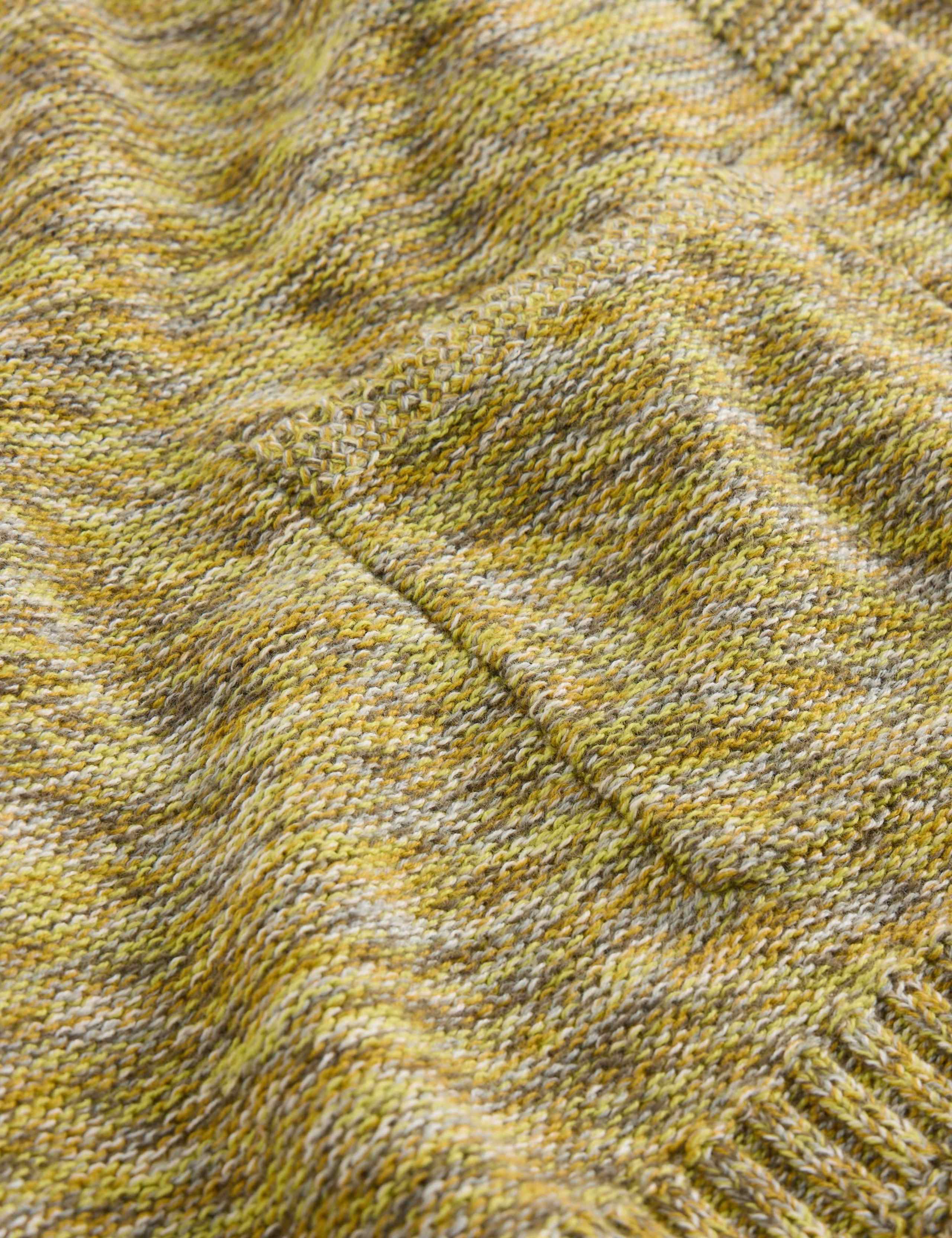 Pure Cotton Textured Crew Neck Jumper 6 of 6