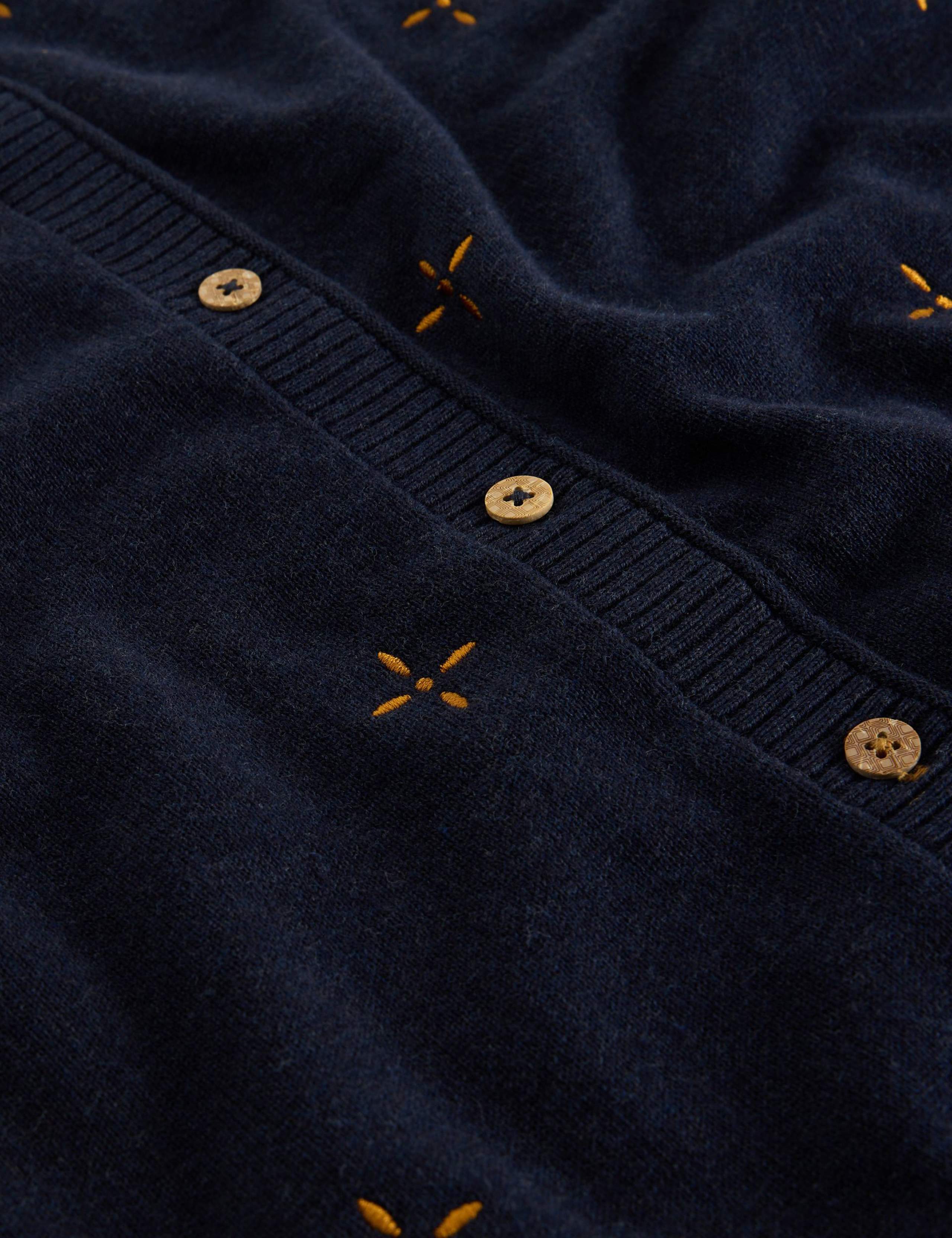 Pure Cotton Embroidered Cardigan 6 of 6
