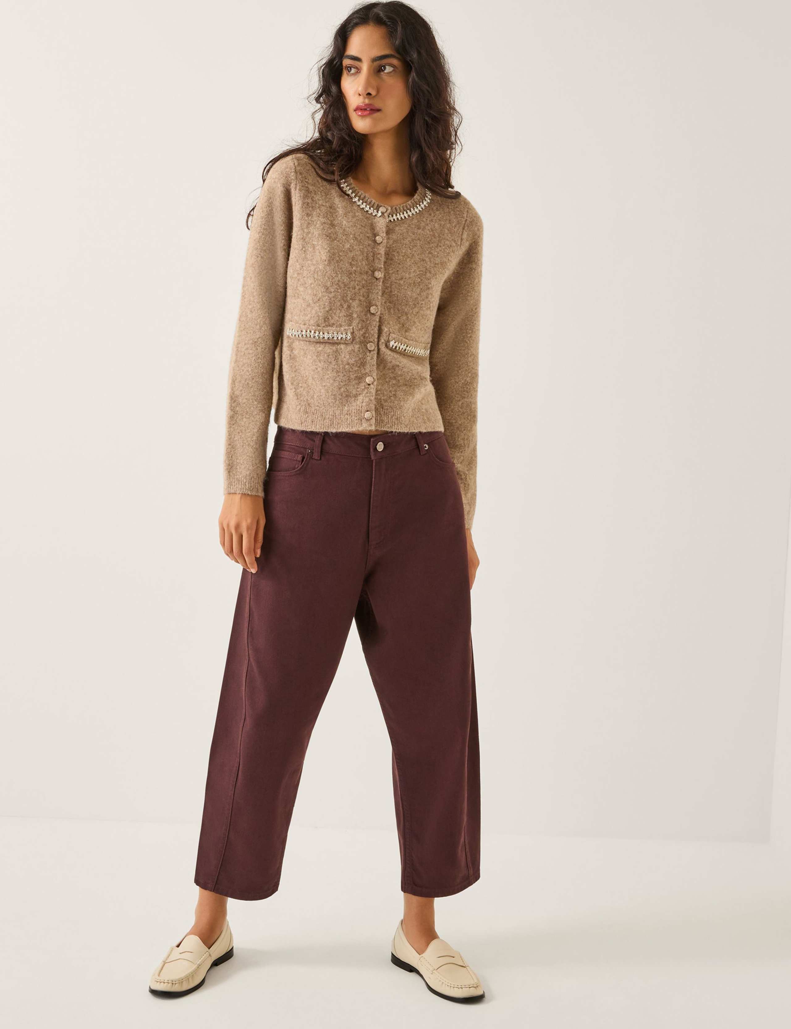 Embellished Diamanté Crew Neck Cardigan 4 of 4