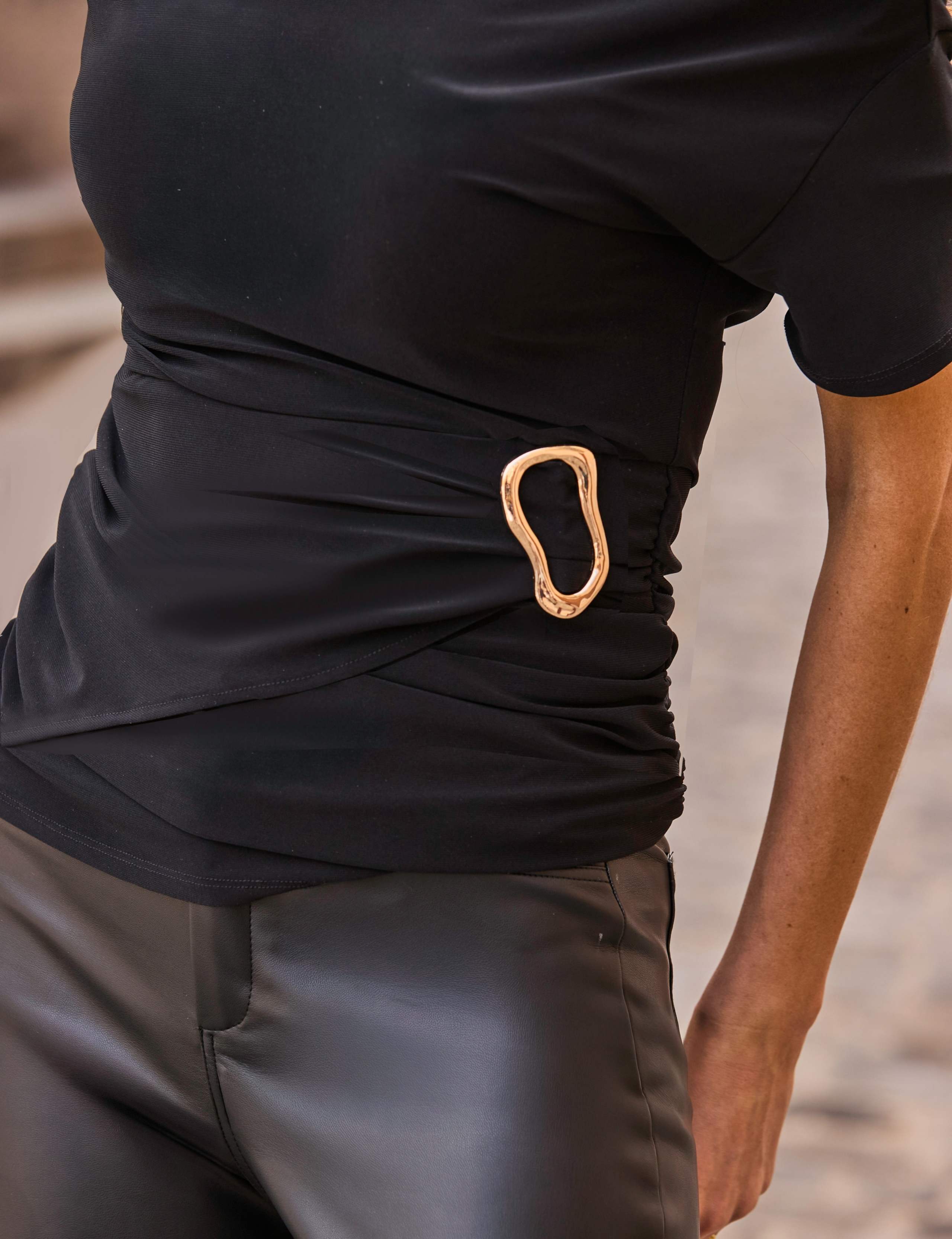 Off The Shoulder Trim Detail Top 4 of 4