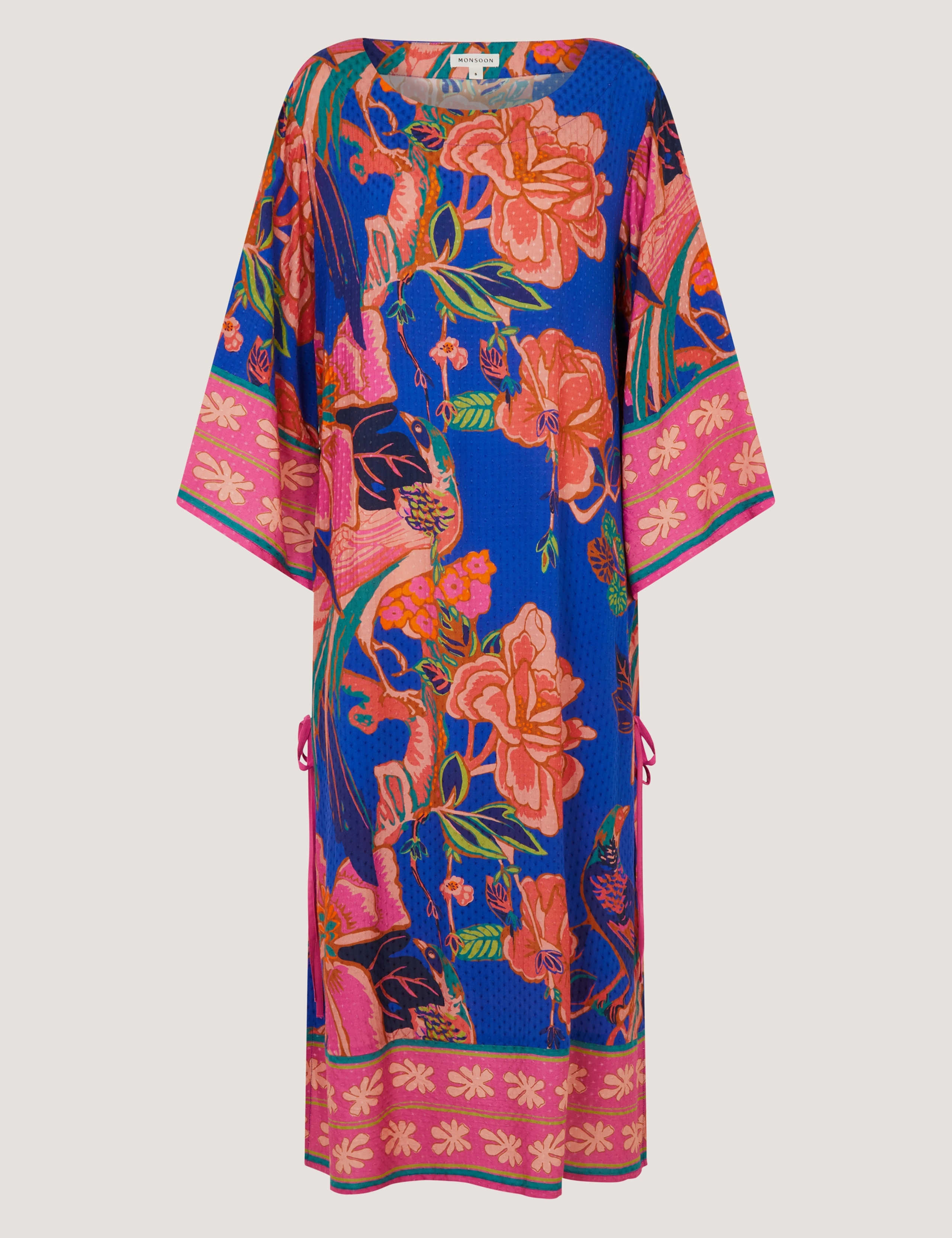 Floral Scoop Neck Maxi Kaftan 2 of 7