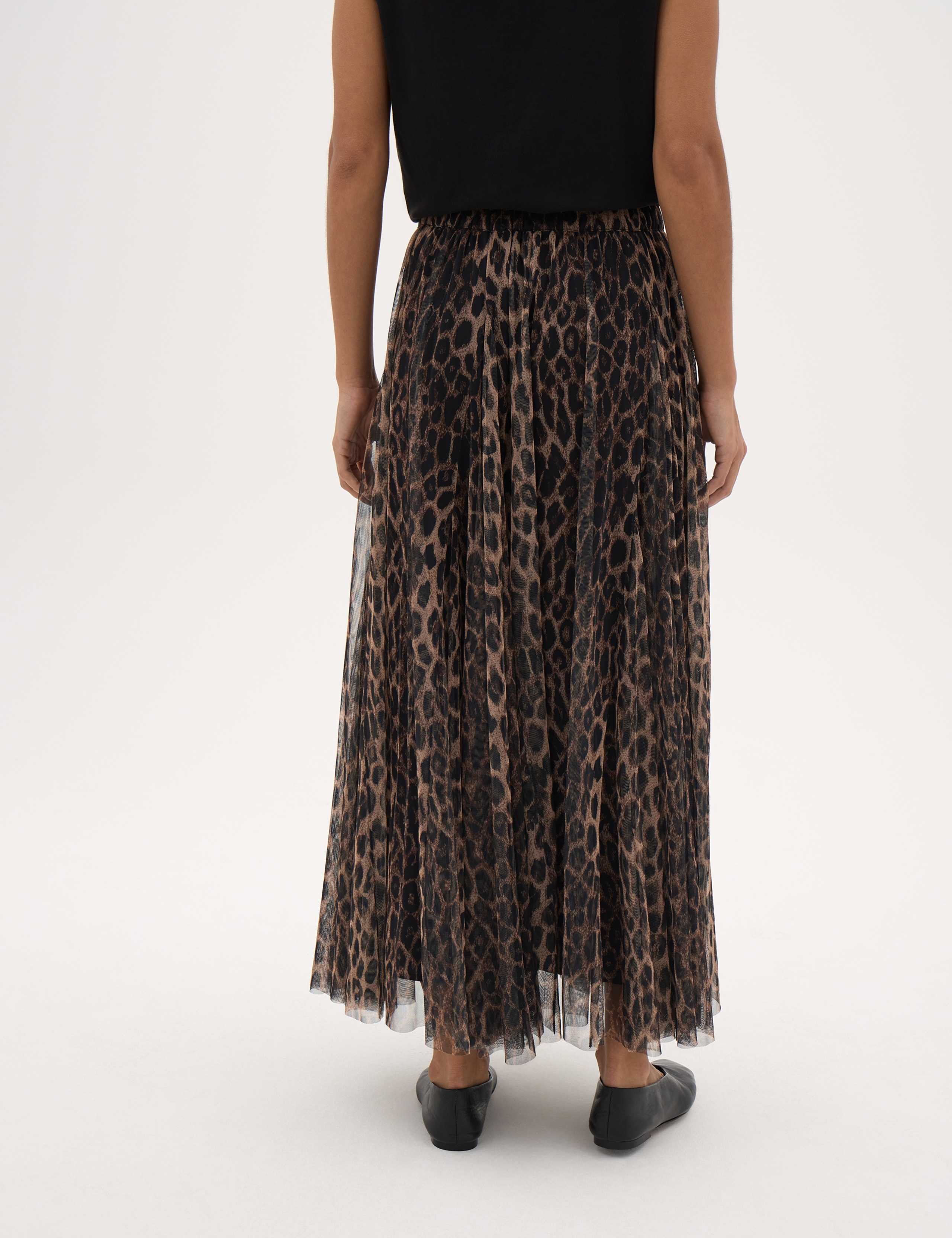 Animal Print A Line Maxi Skirt 3 of 6