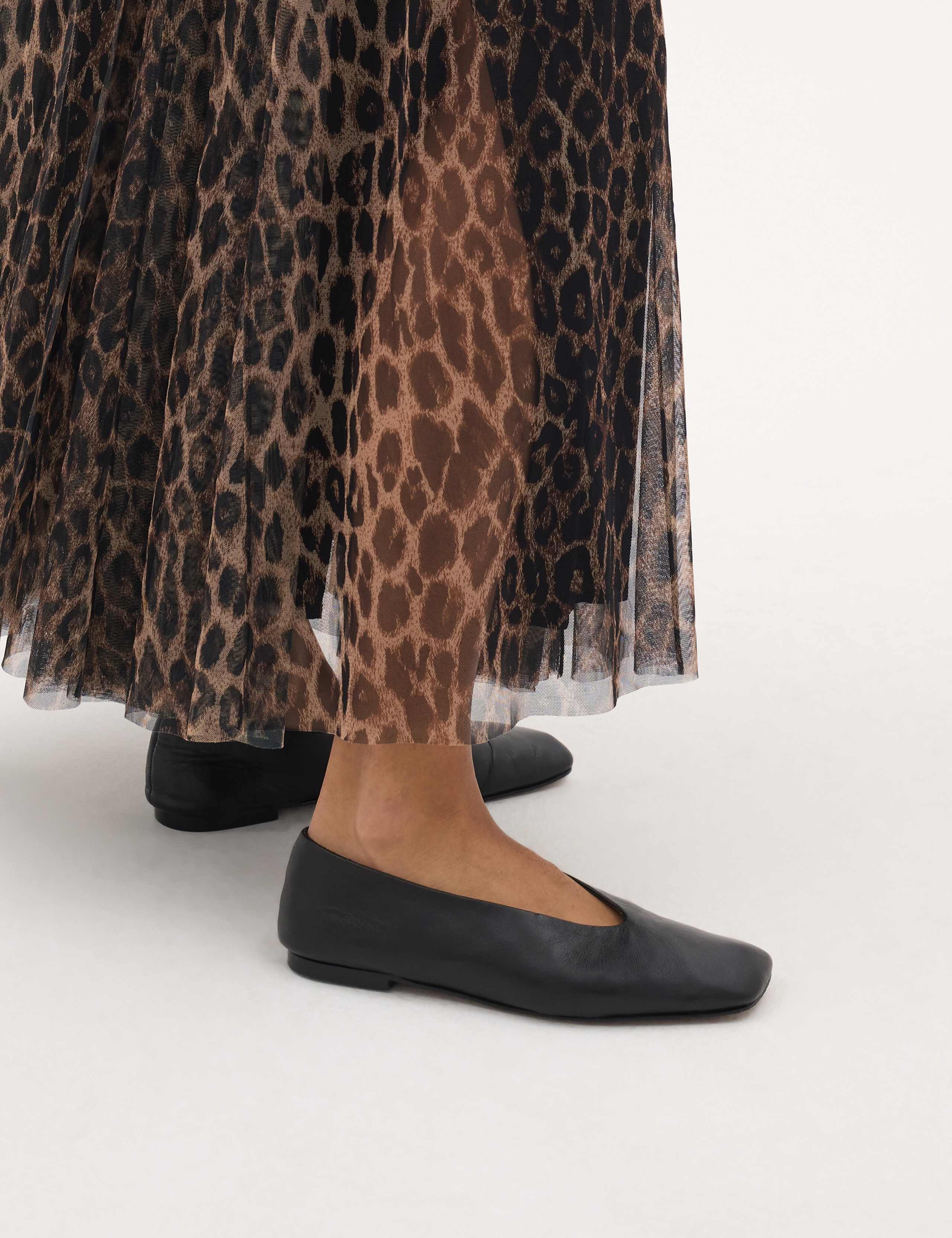 Animal Print A Line Maxi Skirt 4 of 6