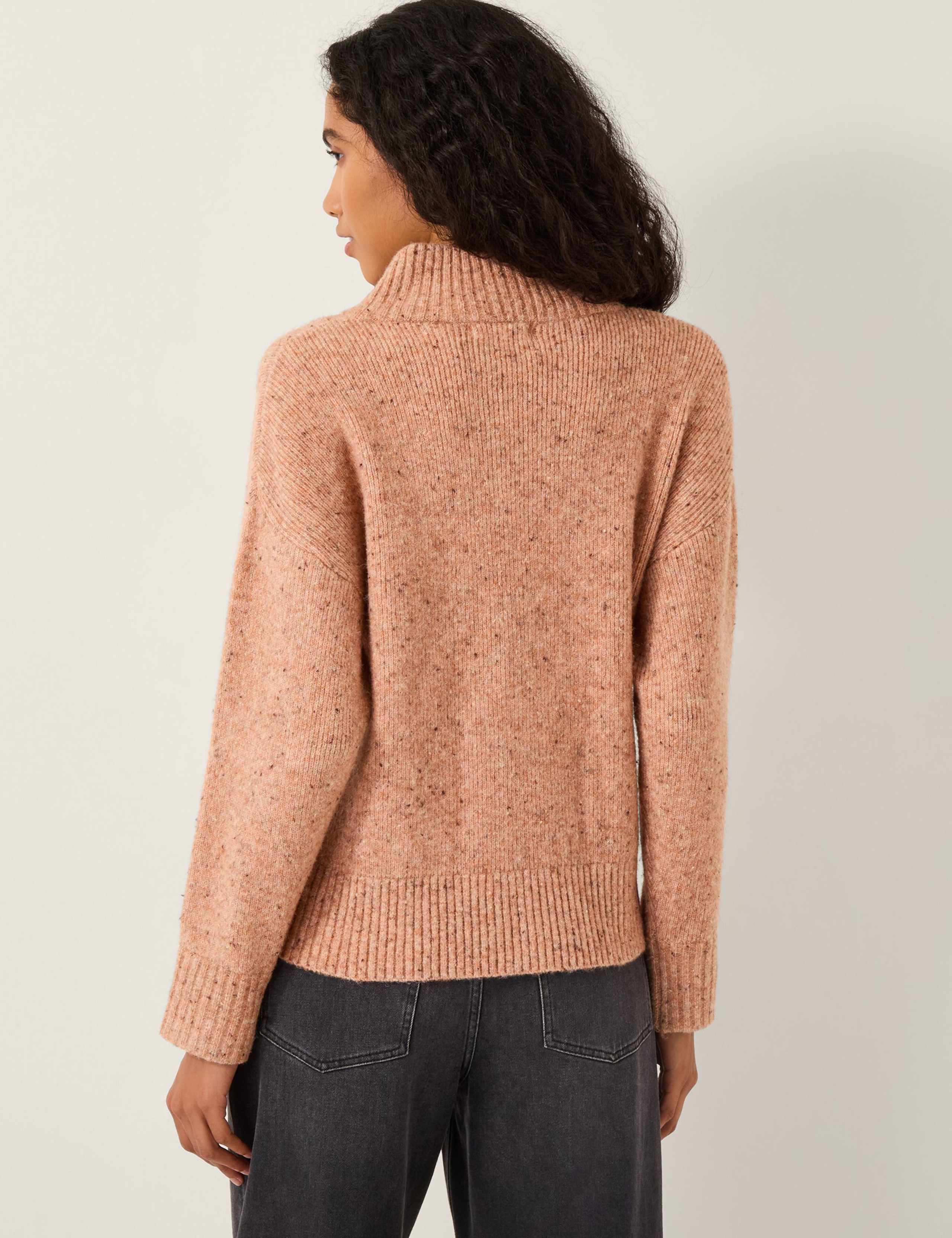 Neppy Funnel Neck Pocket Detail Cardigan 2 of 4