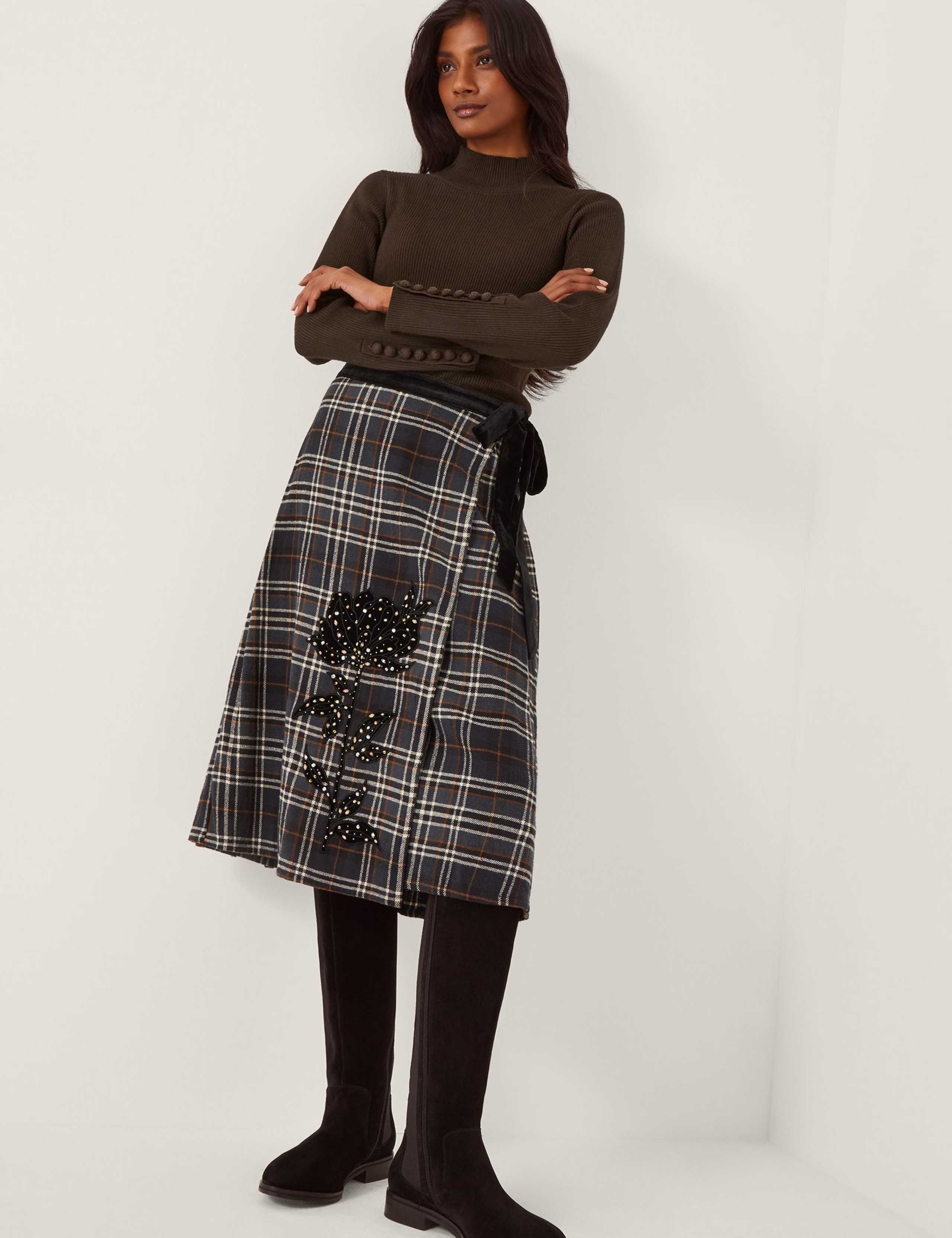 Ribbed High Neck Button Detail Jumper 5 of 6