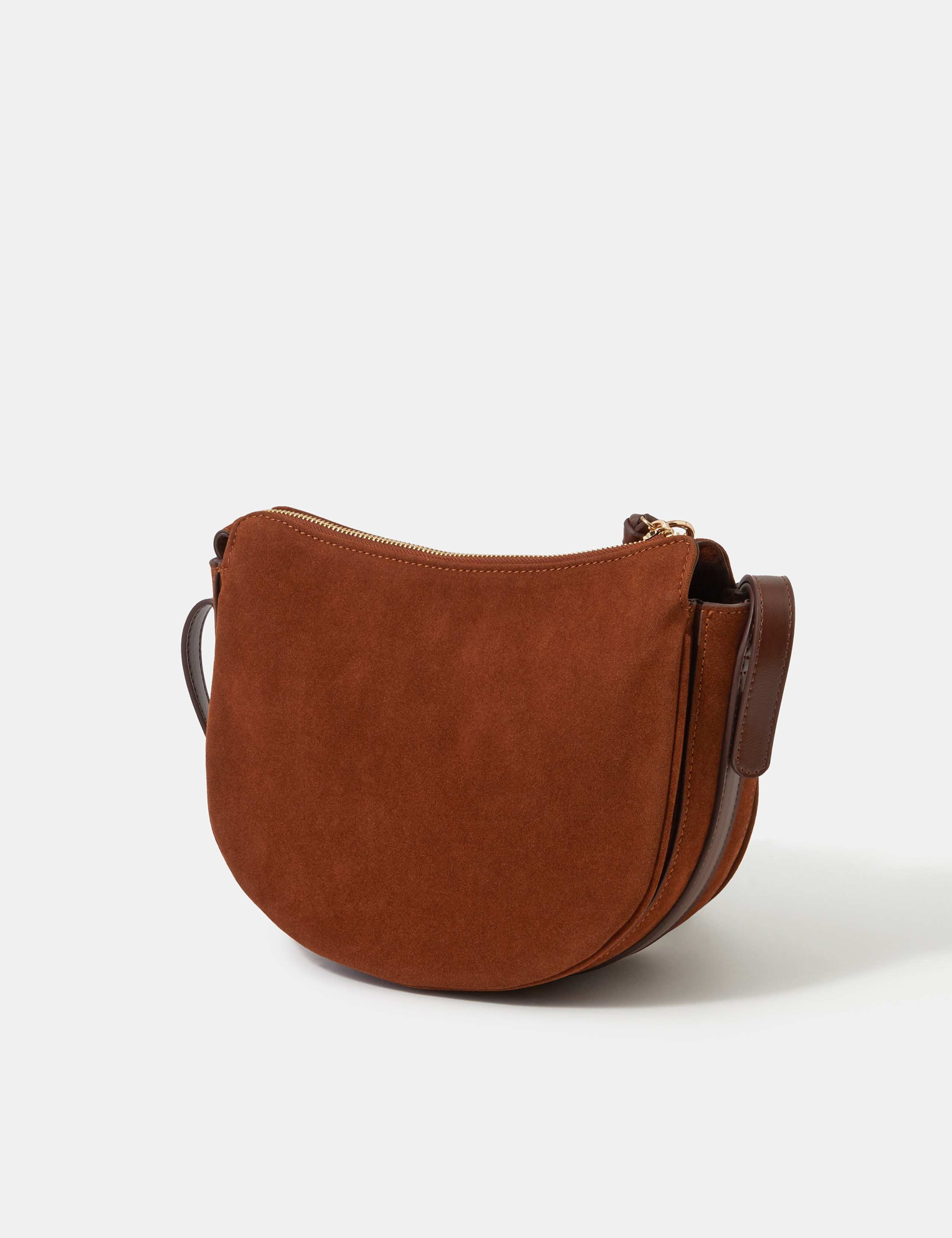 Suedette Scarf Cross Body Bag 2 of 5