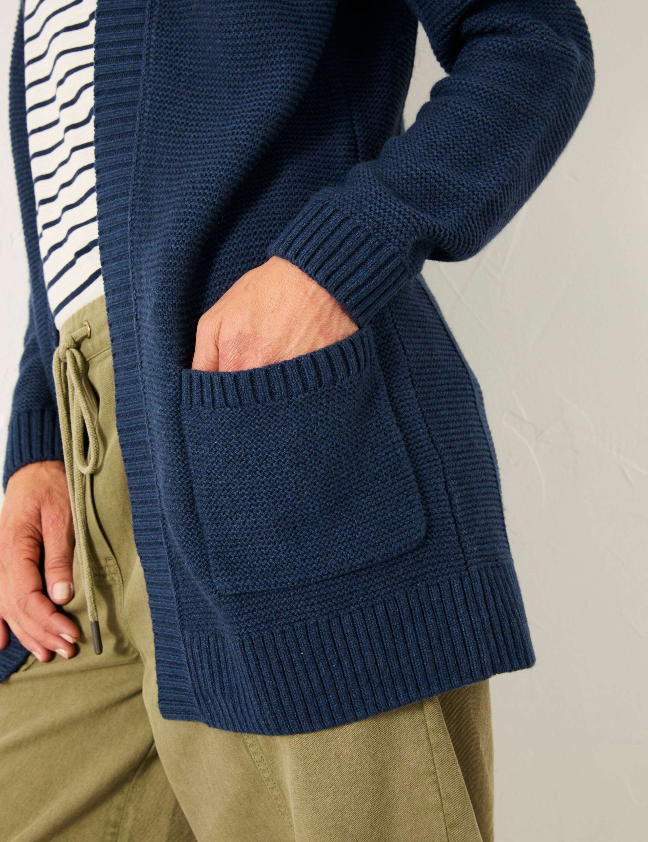 Textured Edge to Edge Longline Cardigan 4 of 6