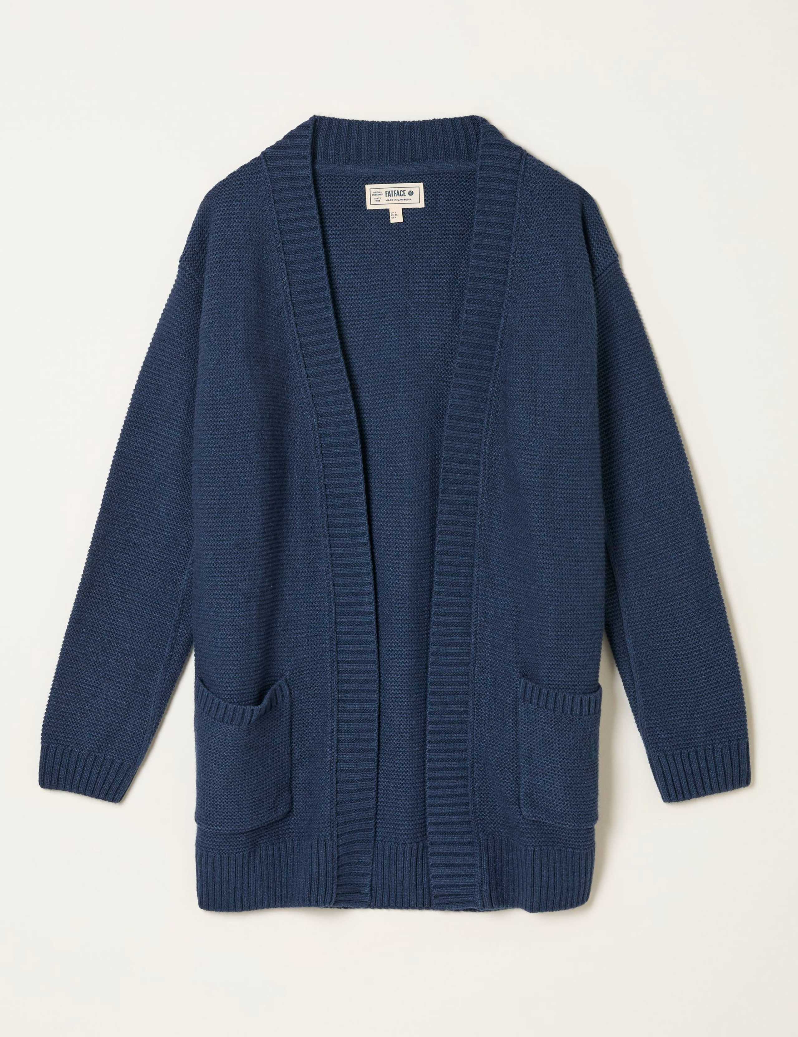 Textured Edge to Edge Longline Cardigan 2 of 6