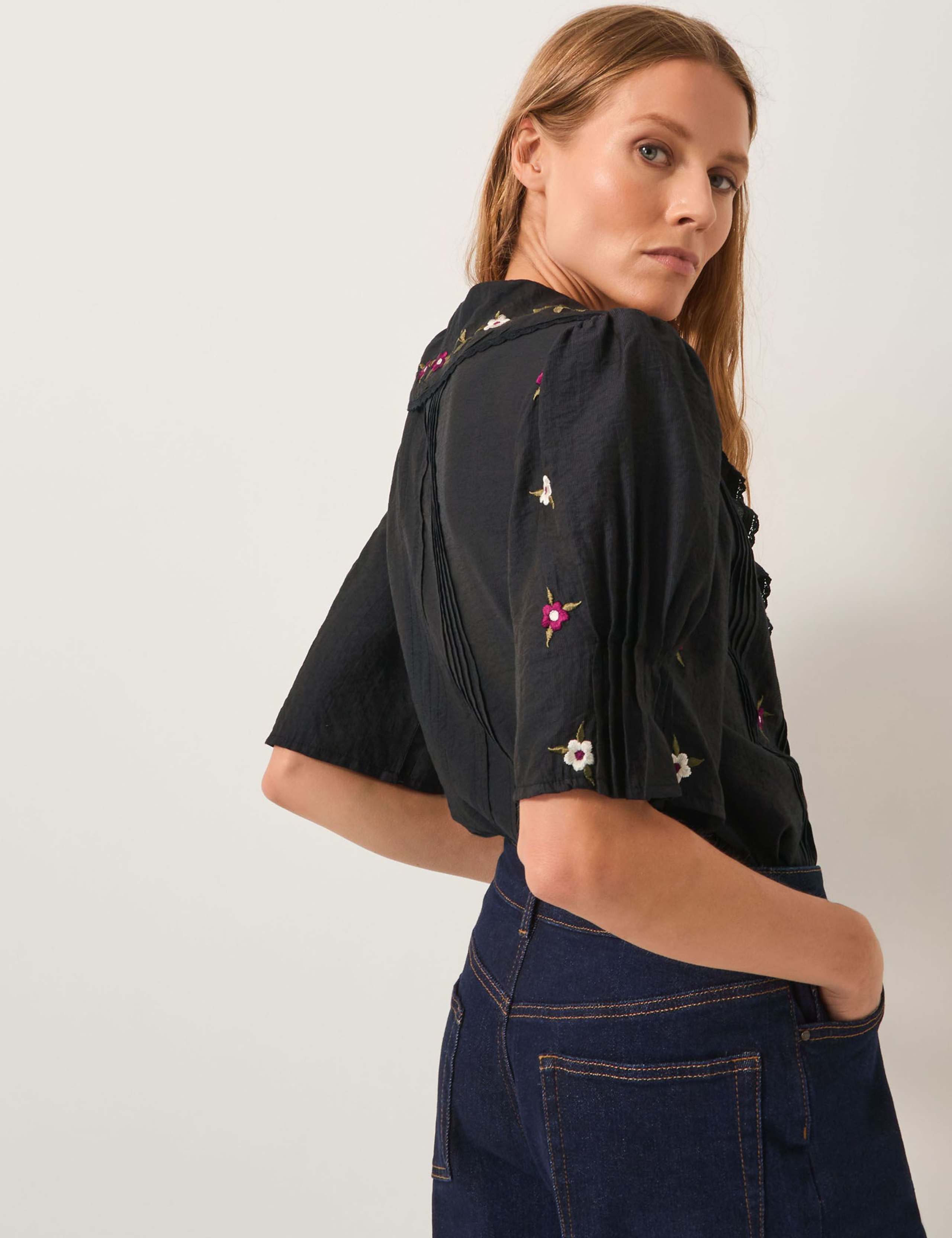 Embroidered Collared Shirt 3 of 5