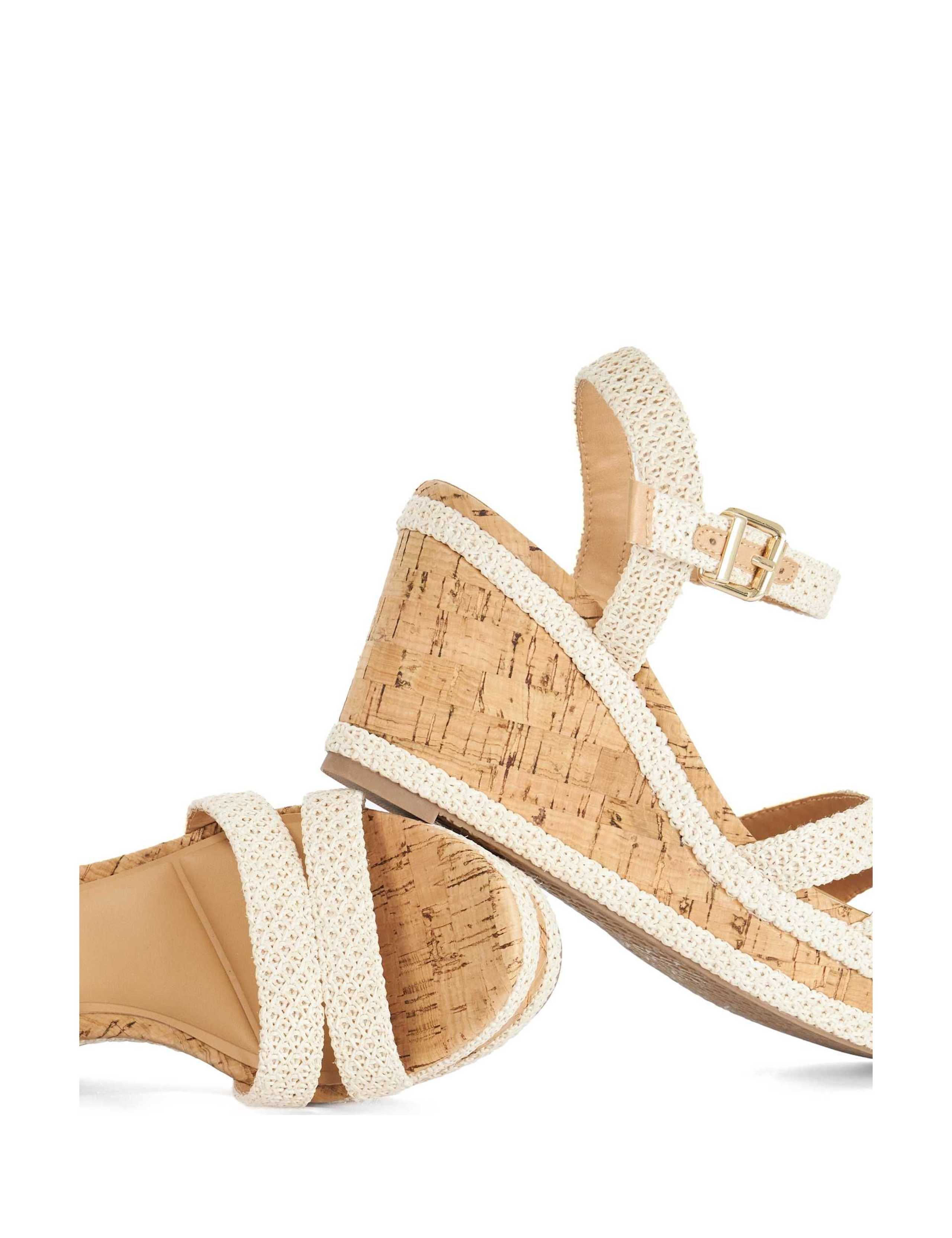 Wide Fit Buckle Wedge Sandals 5 of 5