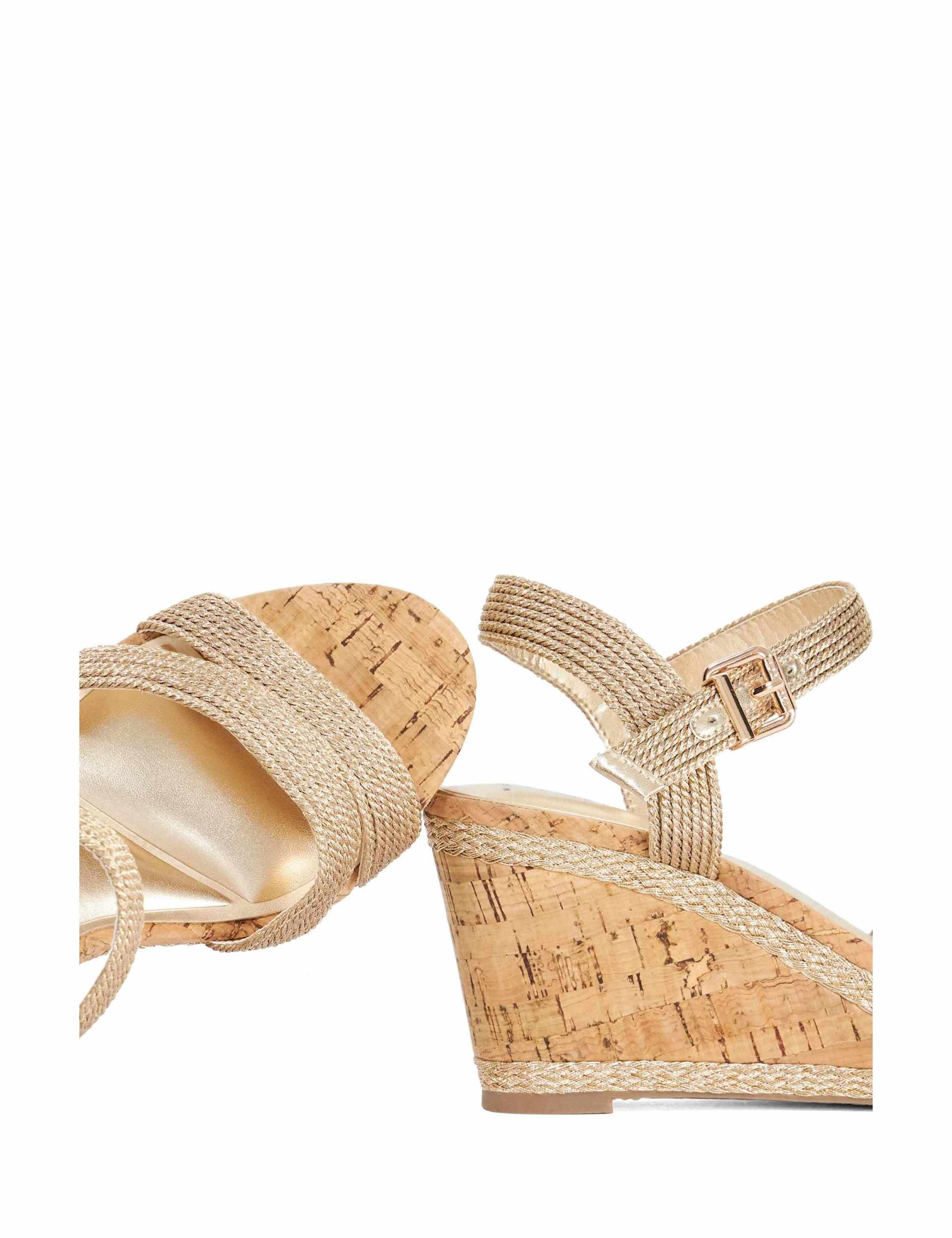 Wide Fit Buckle Wedge Sandals 5 of 5