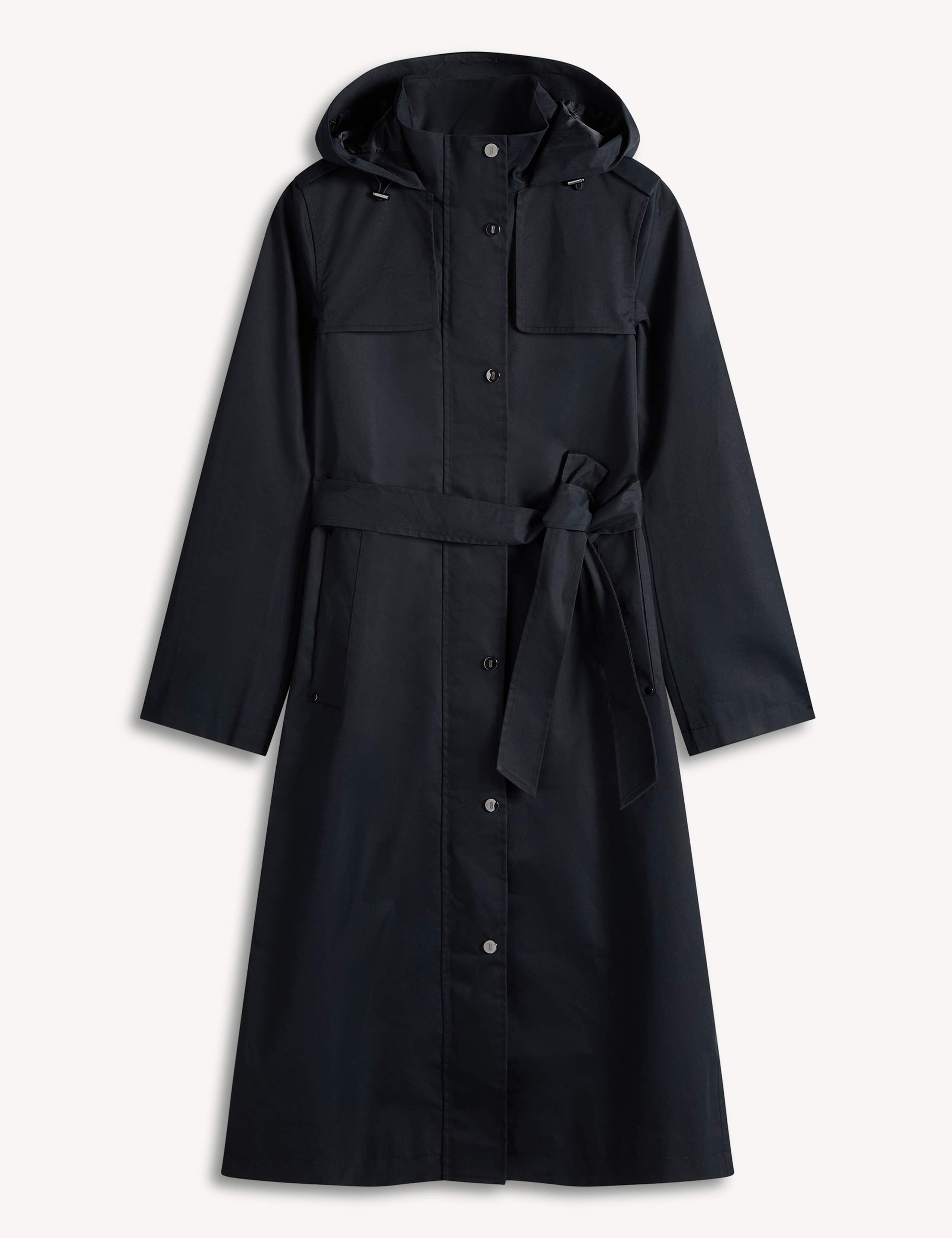 Cotton Rich Hooded Raincoat 2 of 6