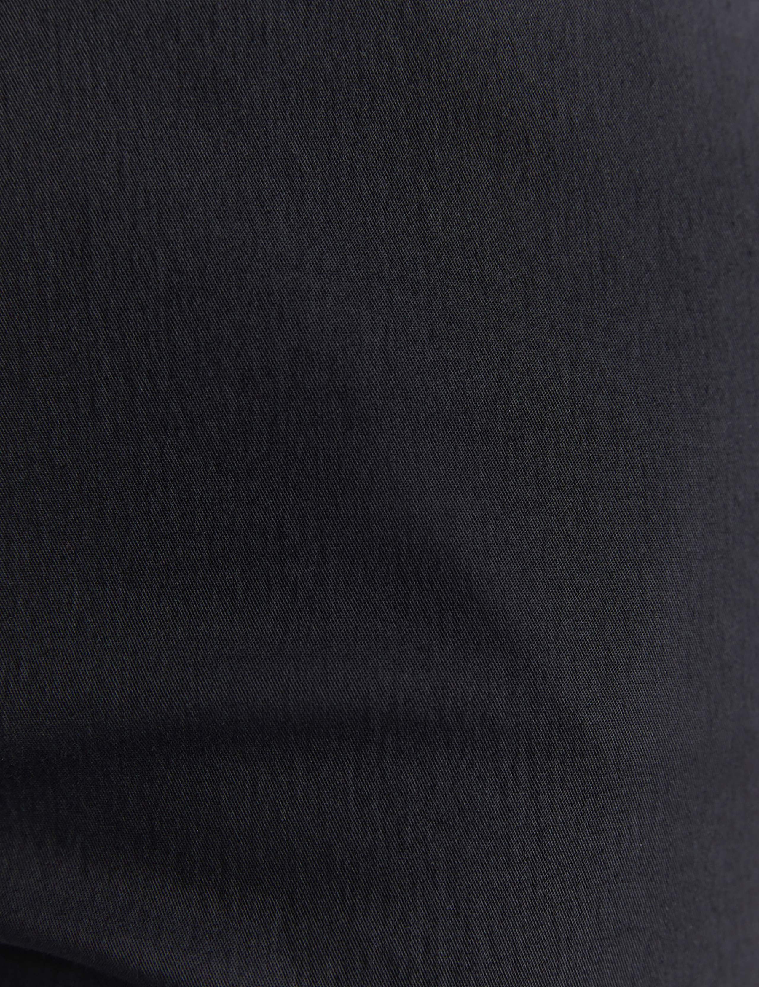 Cotton Rich Straight Leg Ankle Grazer Trousers 8 of 8