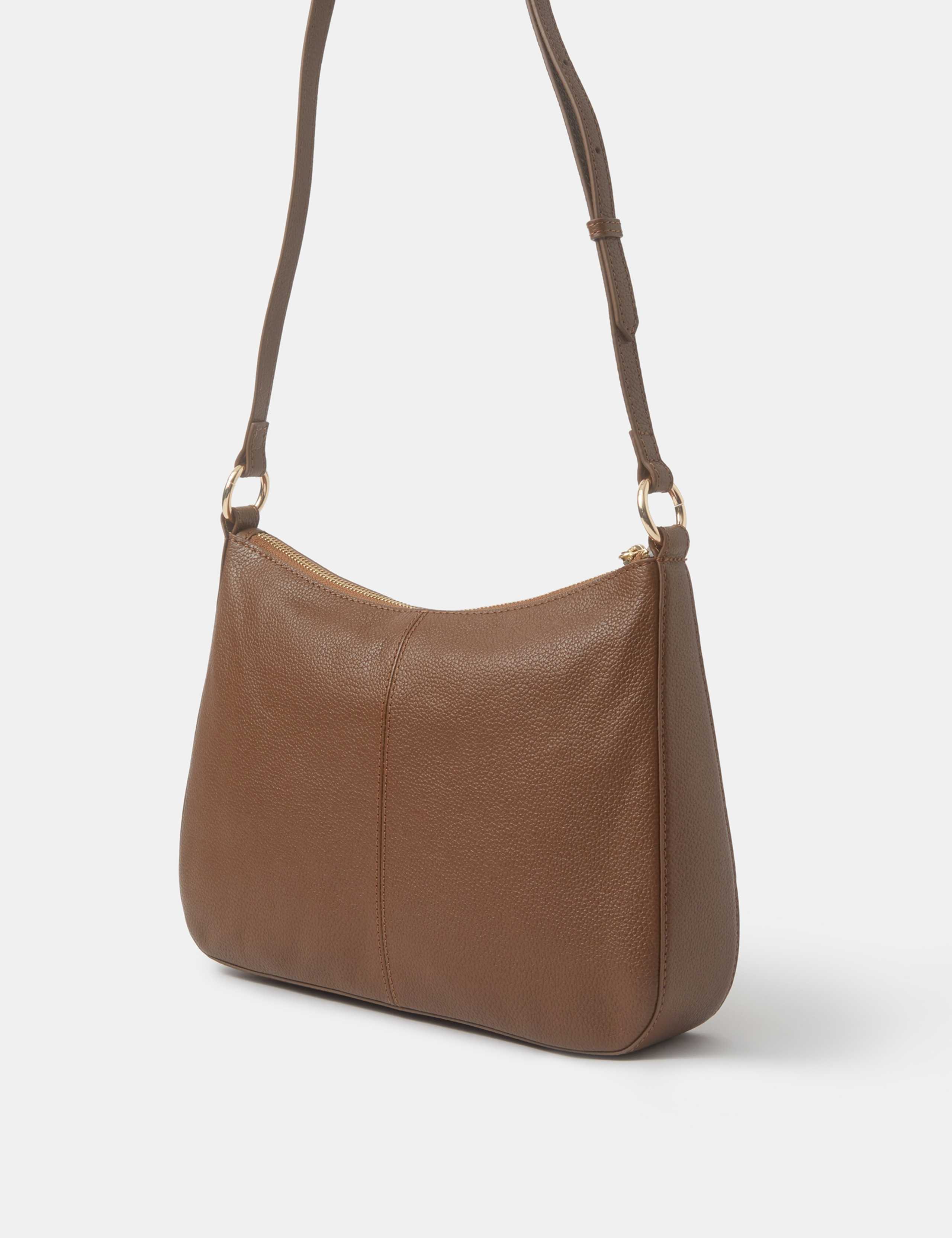 Suede Cross Body Bag 2 of 4