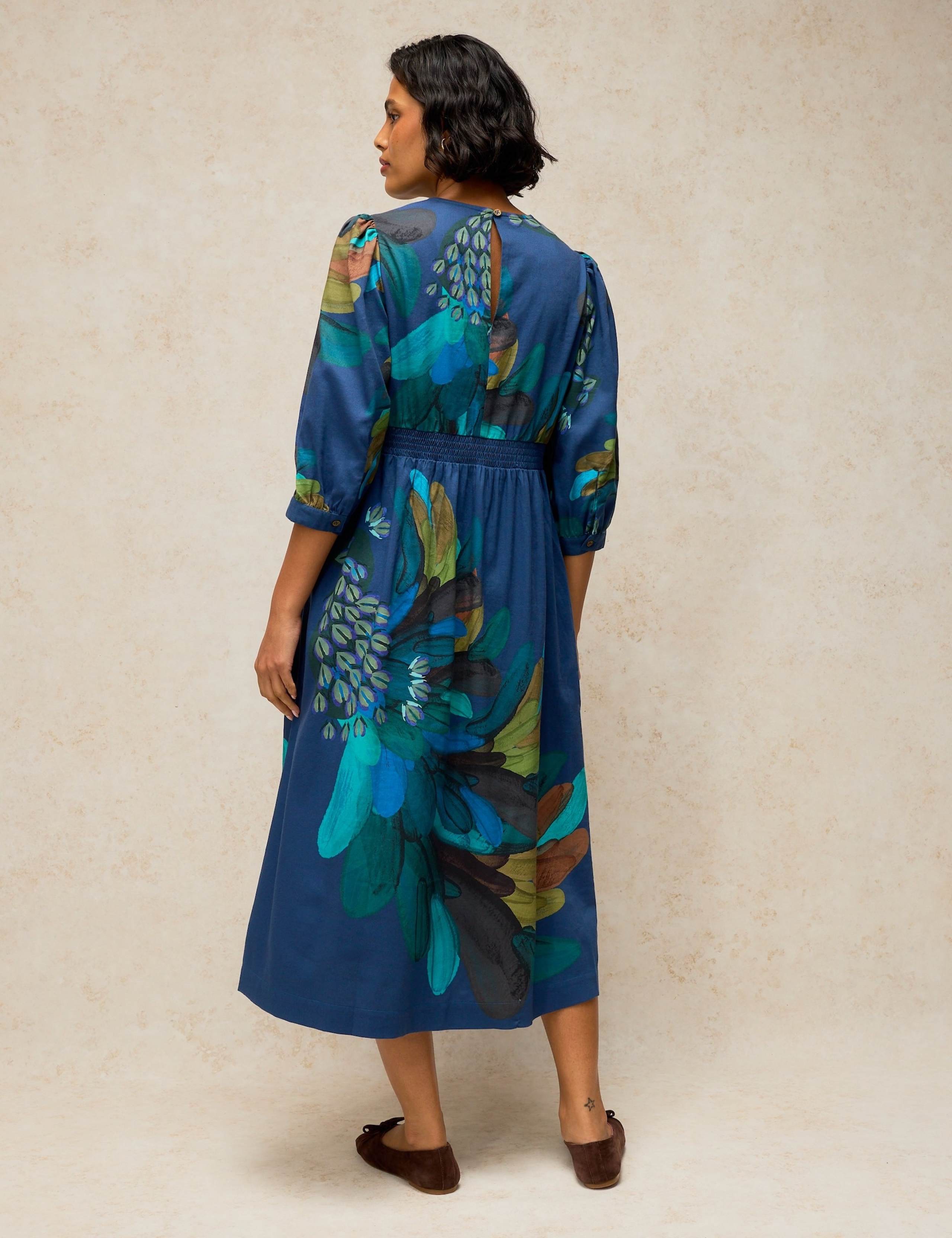 Lucy V-Neck Midi Dress 3 of 6