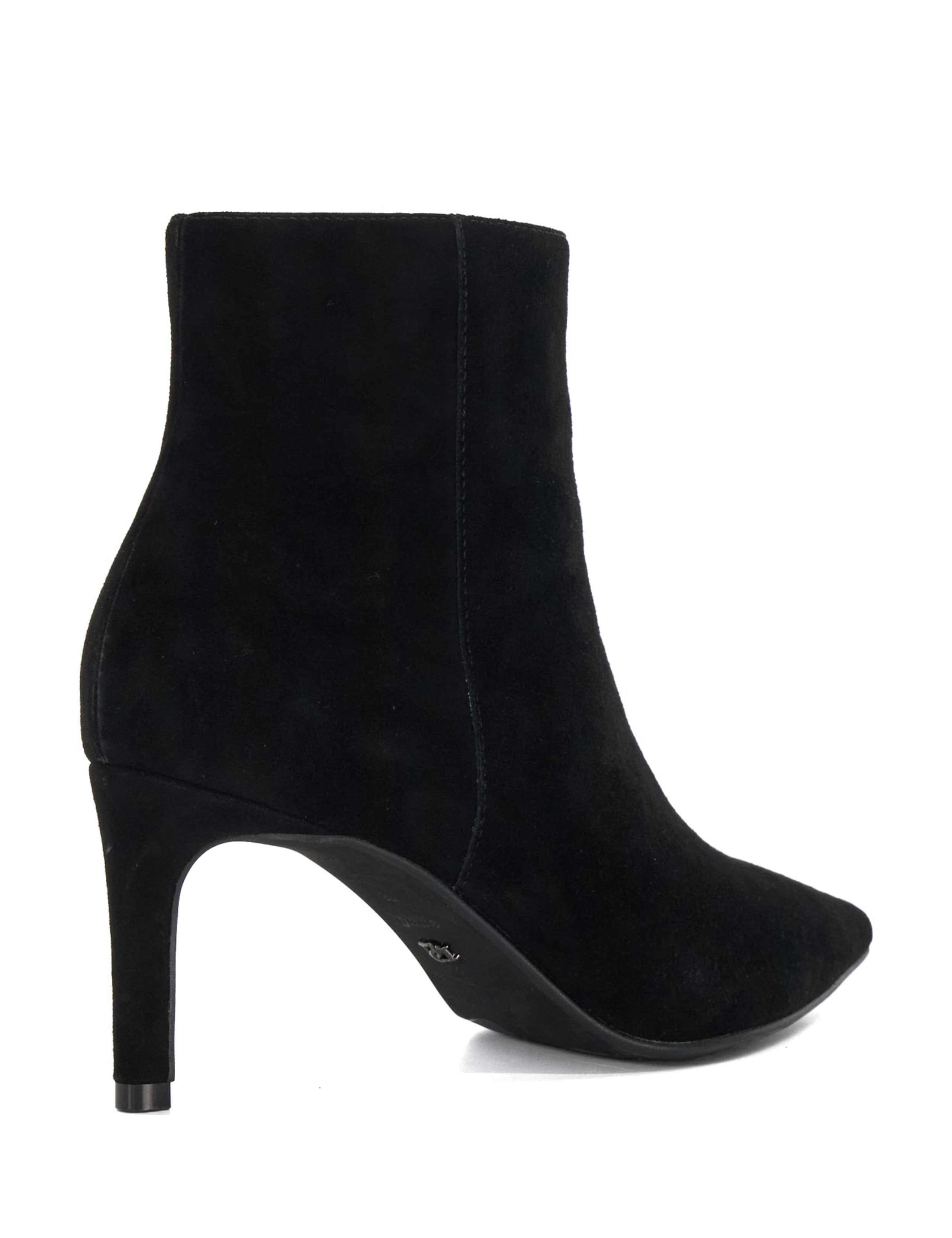 Wide Fit Suede Stiletto Heel Pointed Ankle Boots 4 of 4