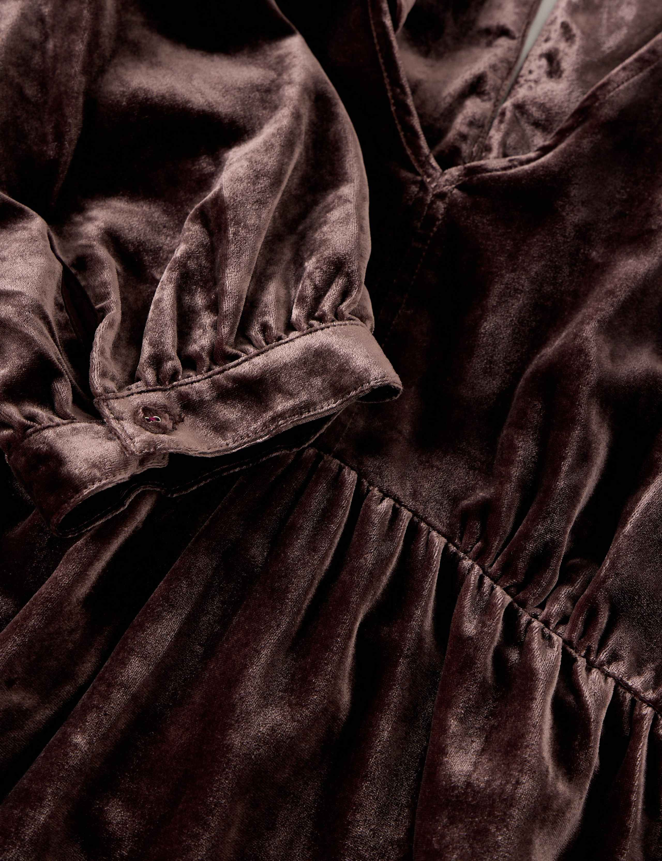 Velvet Fit And Flare Dress 6 of 6
