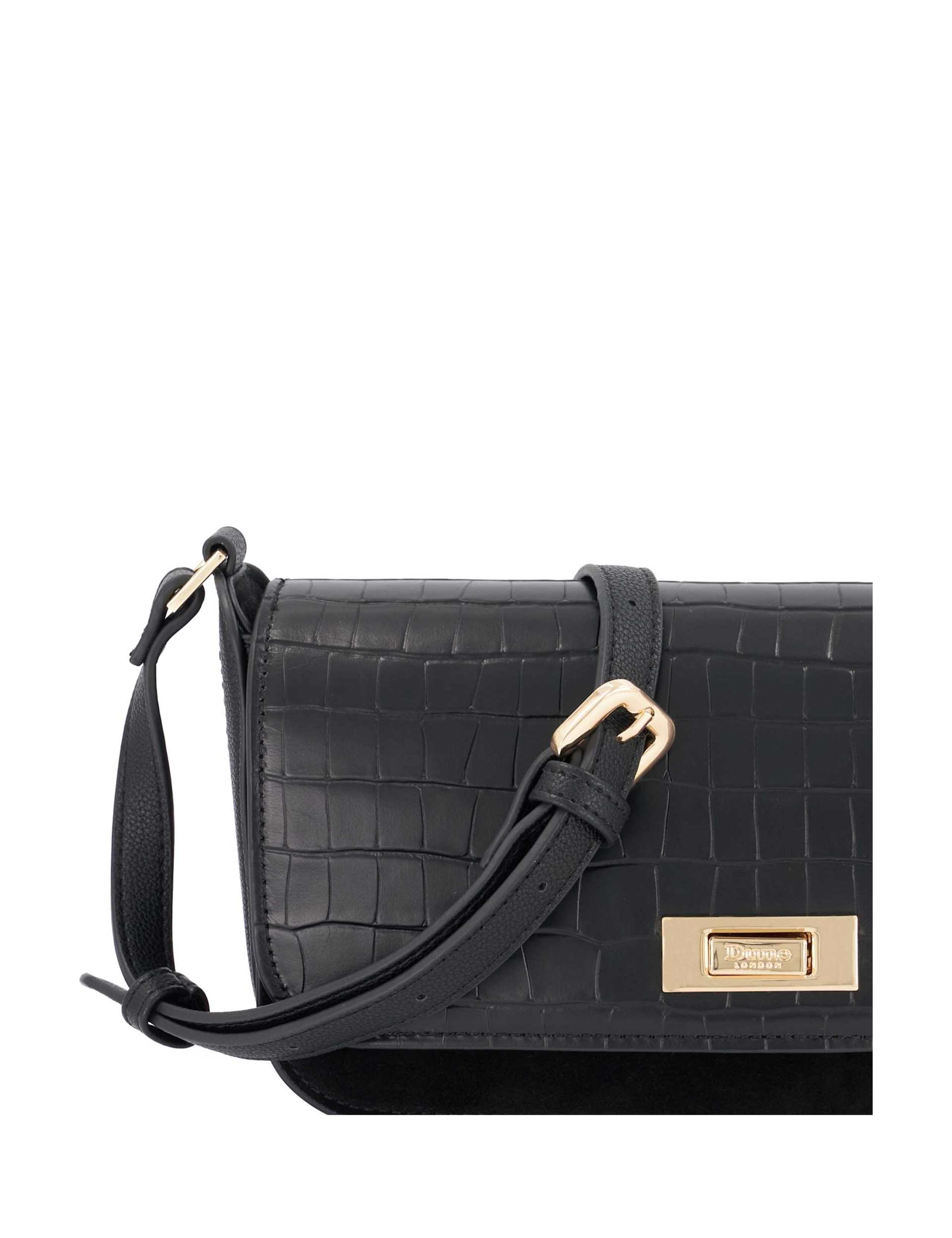 Leather Textured Cross Body Bag 2 of 5