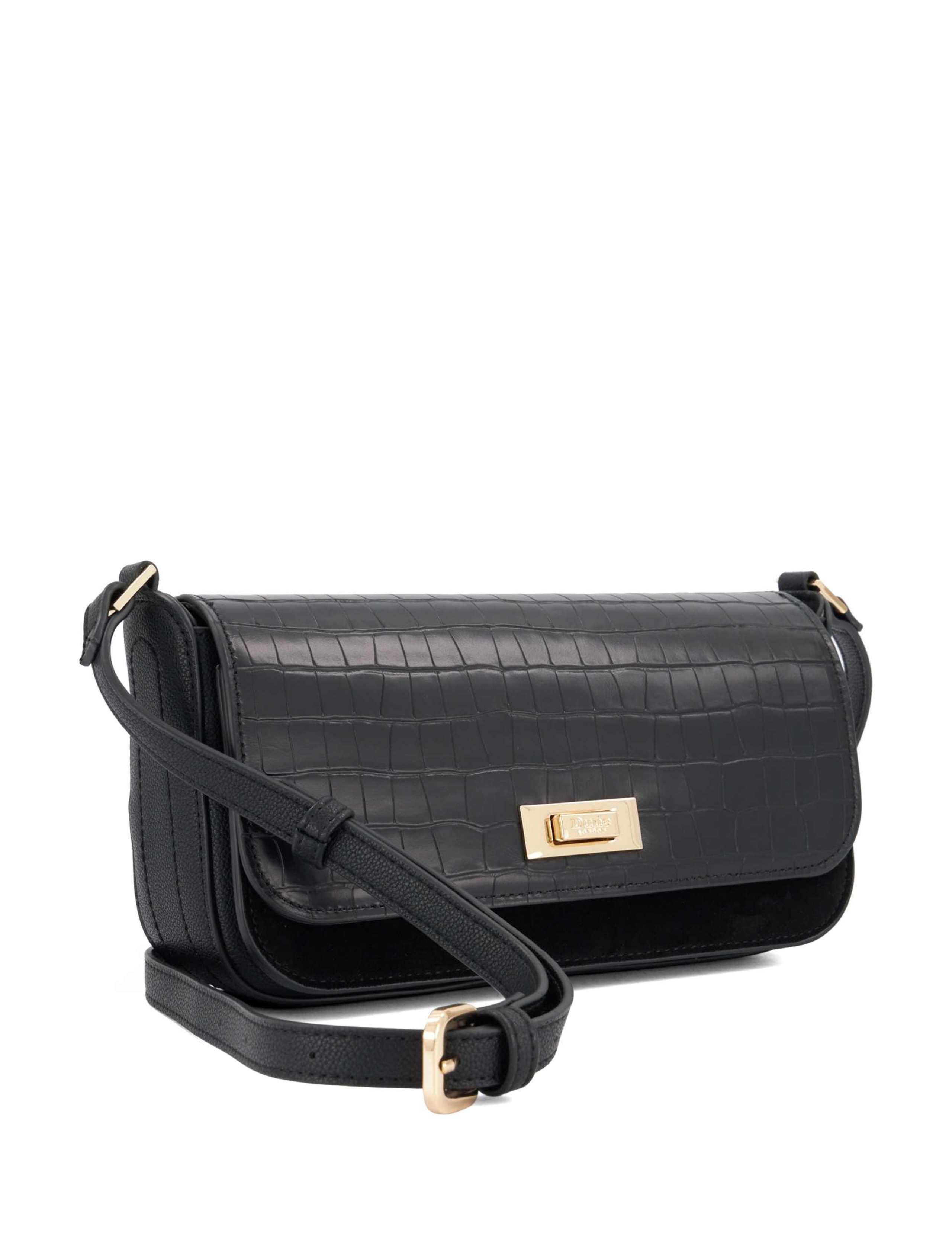 Leather Textured Cross Body Bag 3 of 5