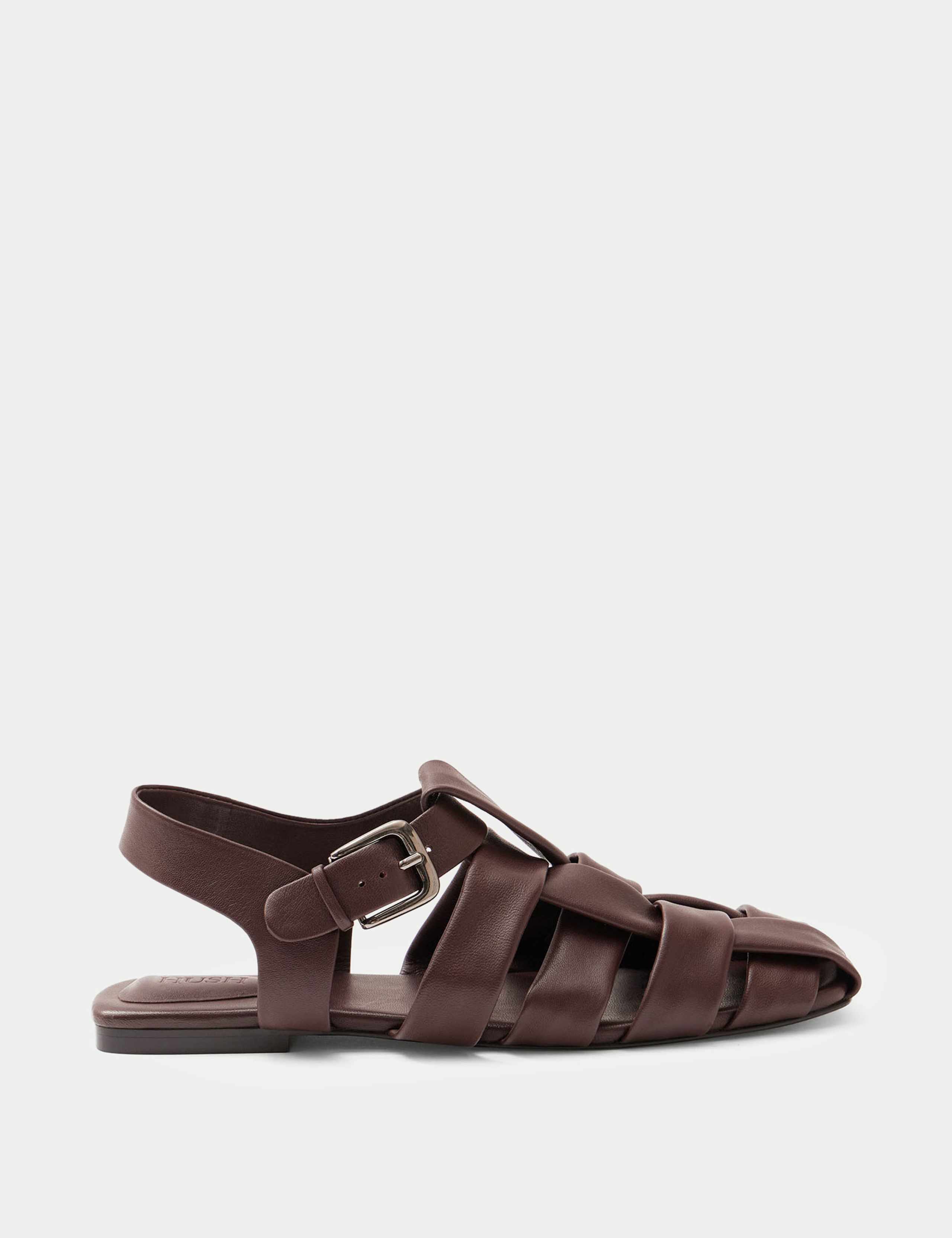 Leather Ankle Strap Fisherman Sandals 2 of 5