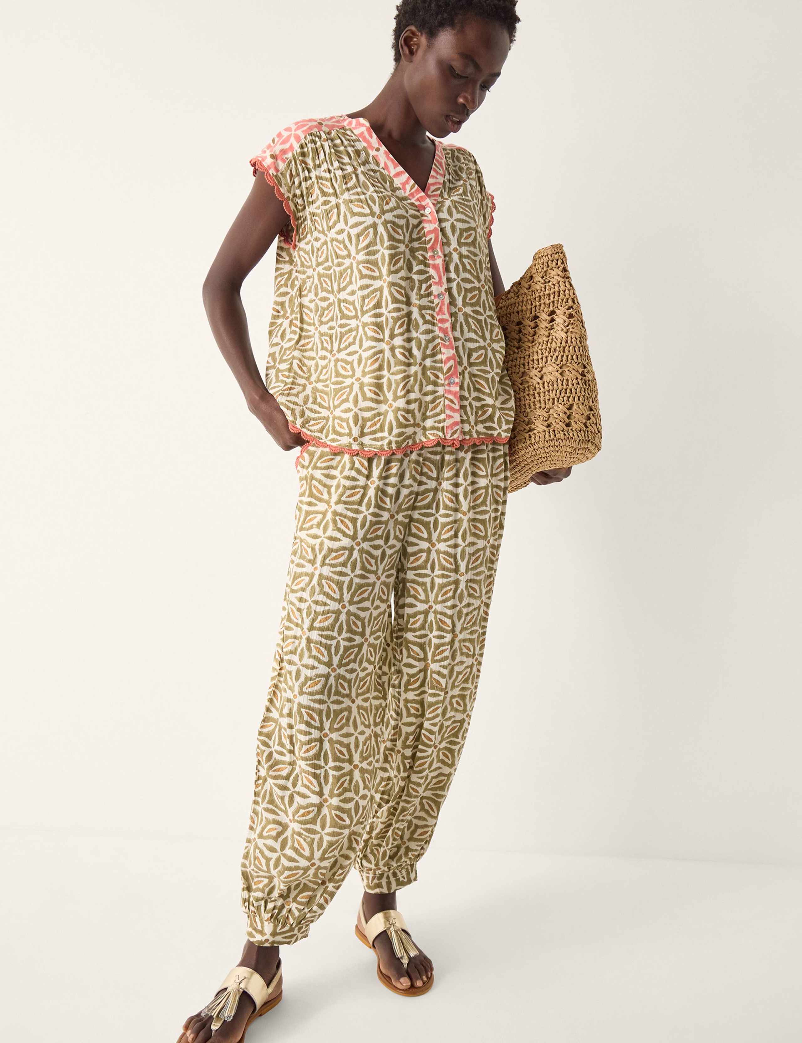 Printed Sleeveless Top 1 of 4