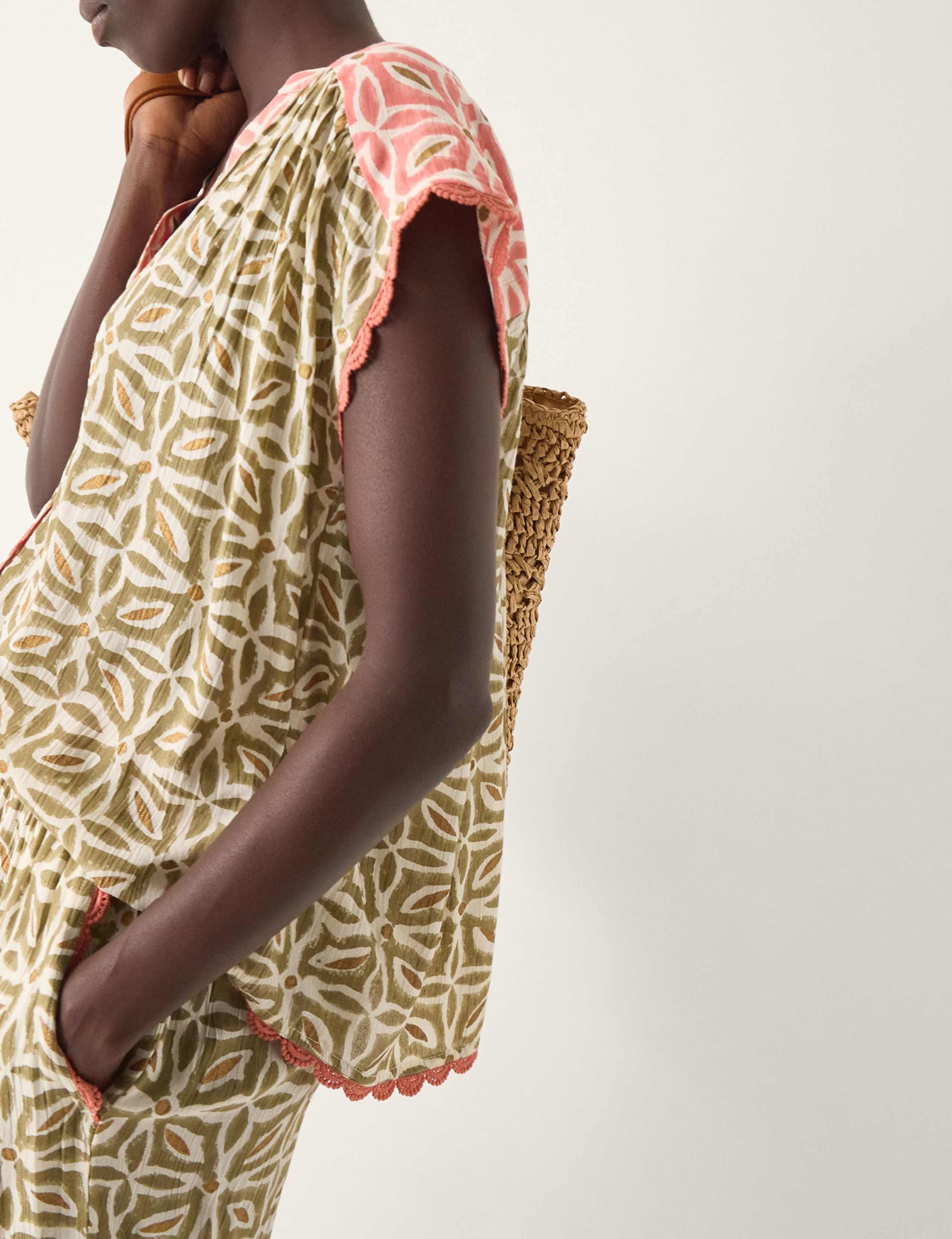 Printed Sleeveless Top 4 of 4