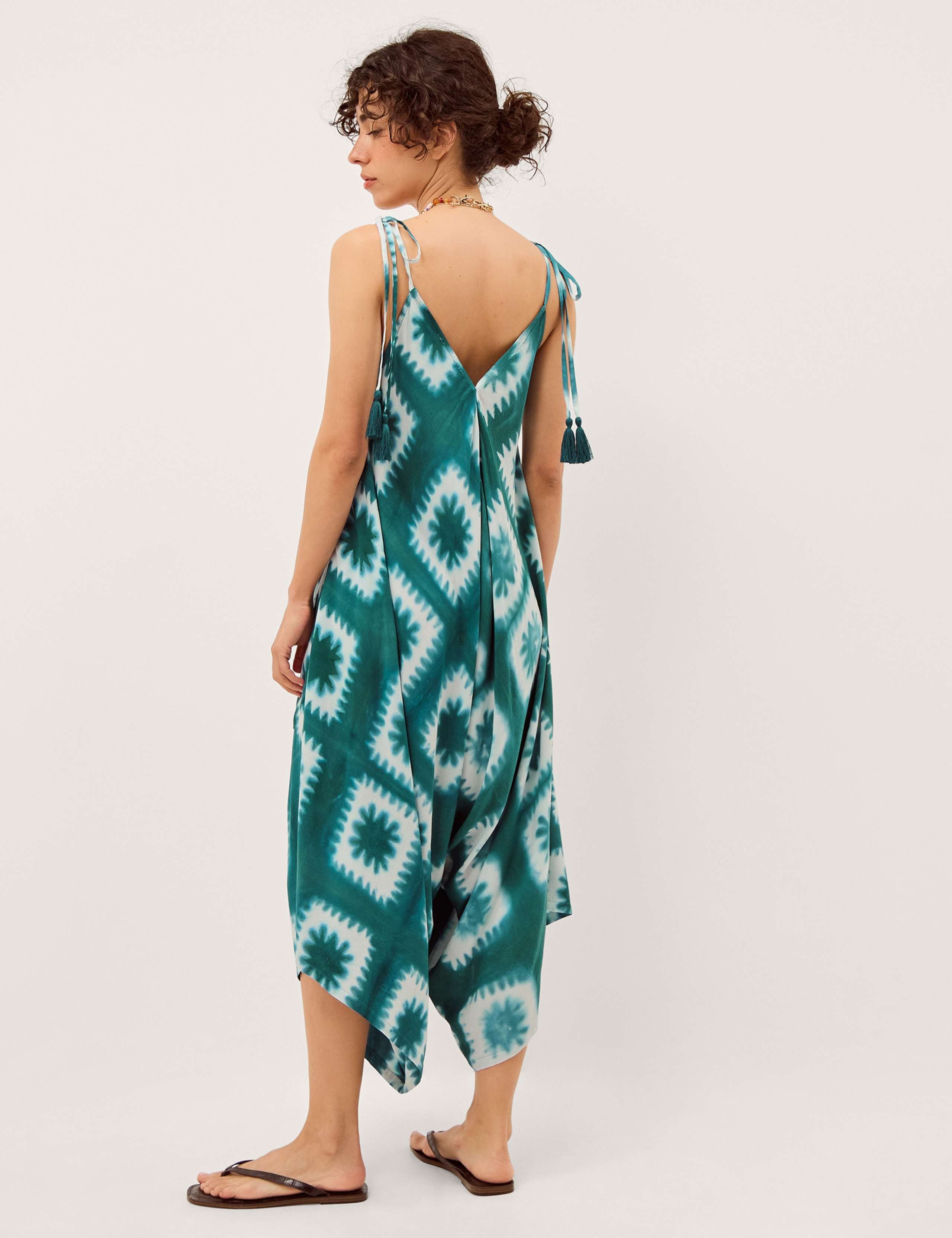 Printed Wide Leg Jumpsuit 3 of 6
