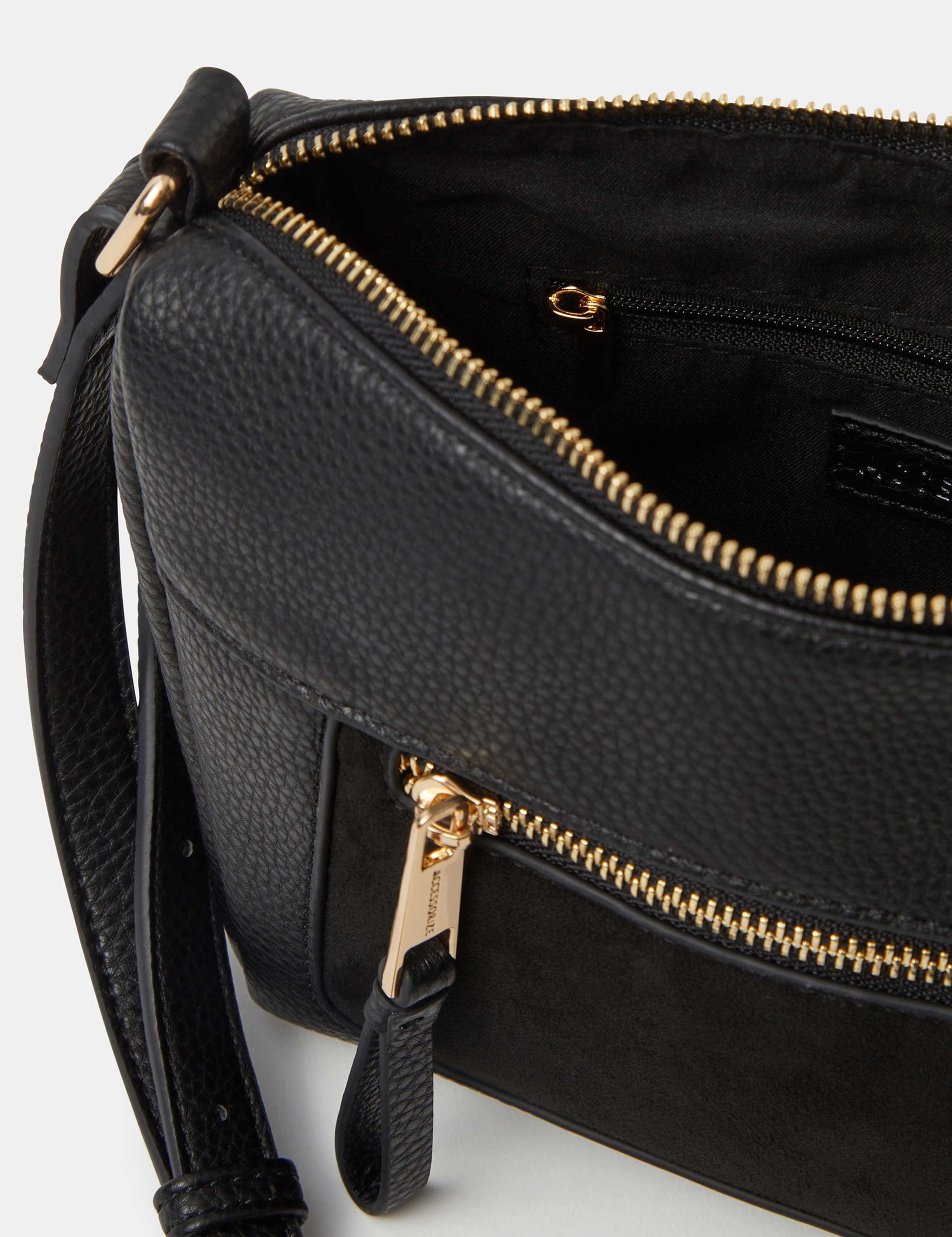 Faux Leather Cross Body Bag 4 of 4